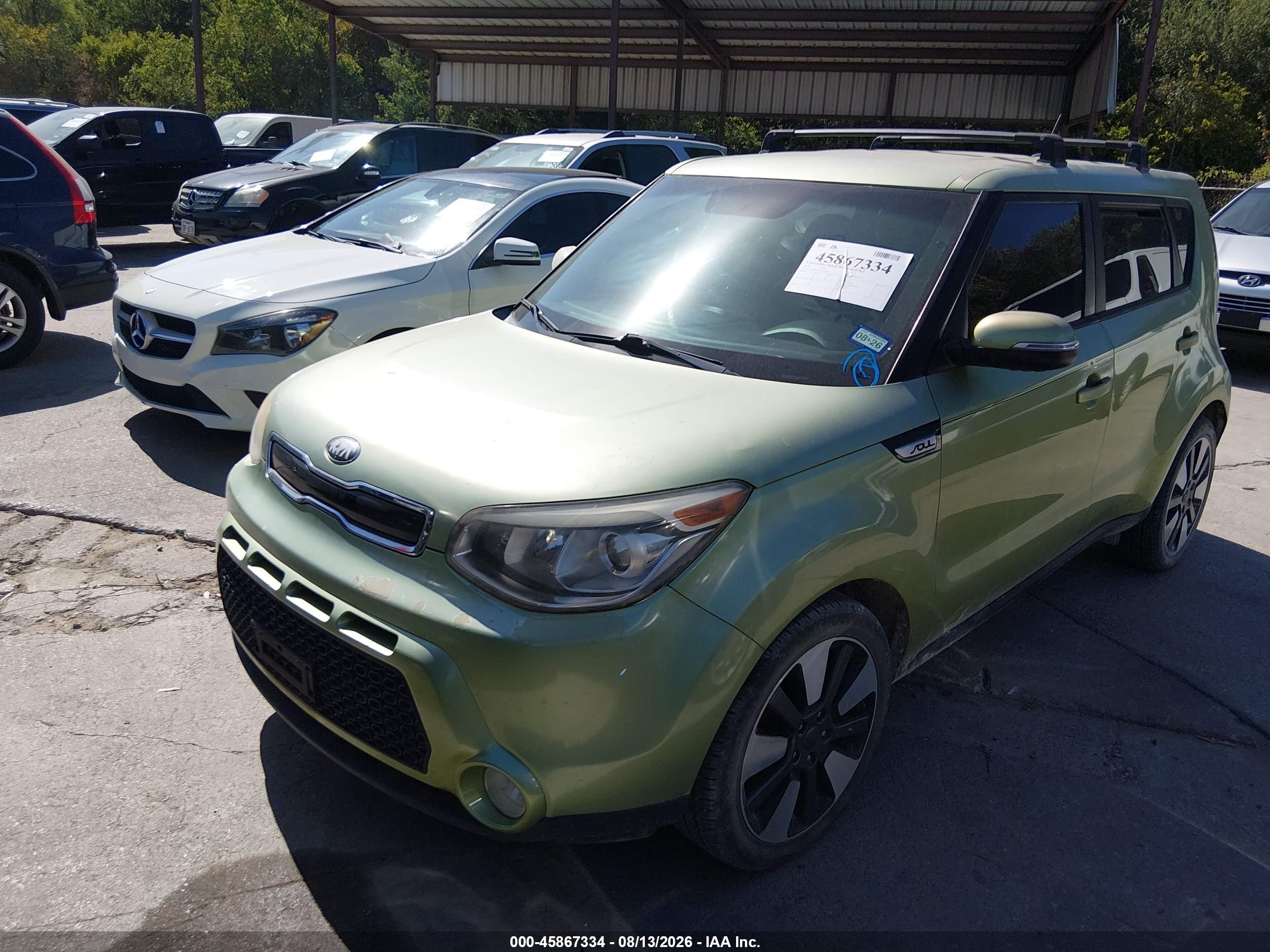 2014 Kia Soul ! Green vin: KNDJX3A55E7714670