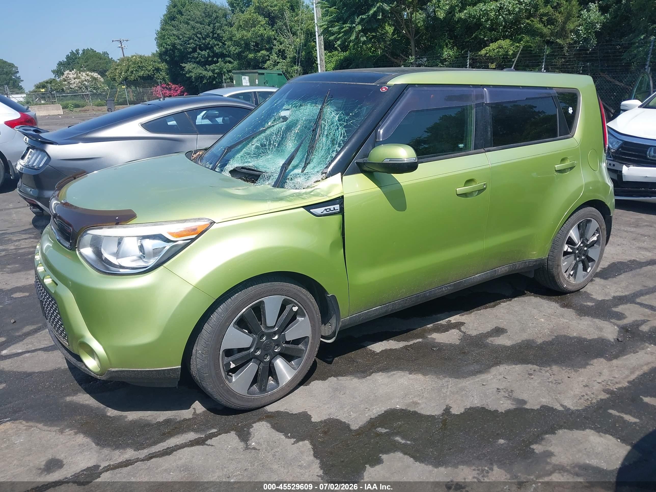 2014 Kia Soul ! Green vin: KNDJX3A56E7731249