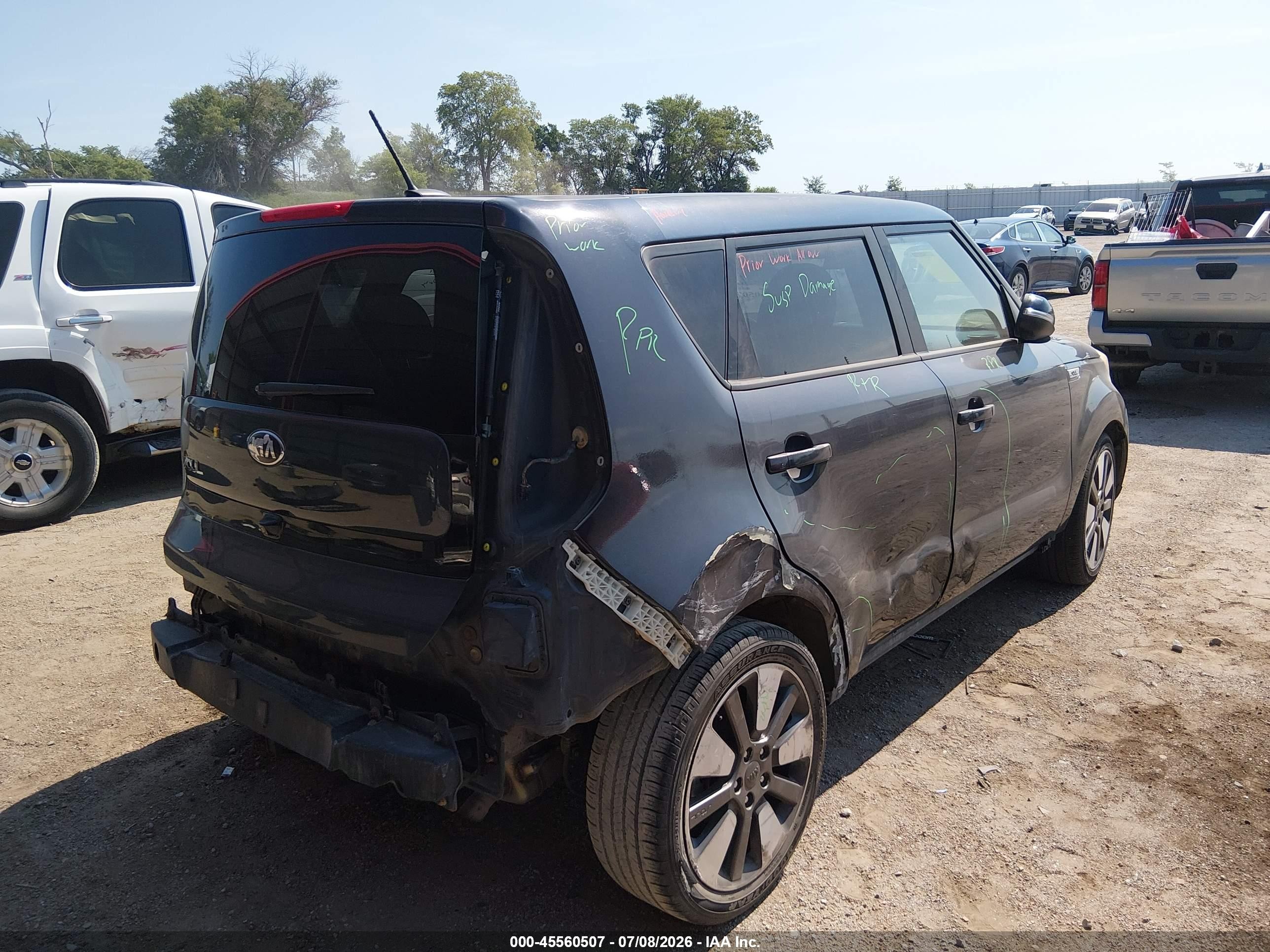 2014 Kia Soul ! Gray vin: KNDJX3A57E7049402