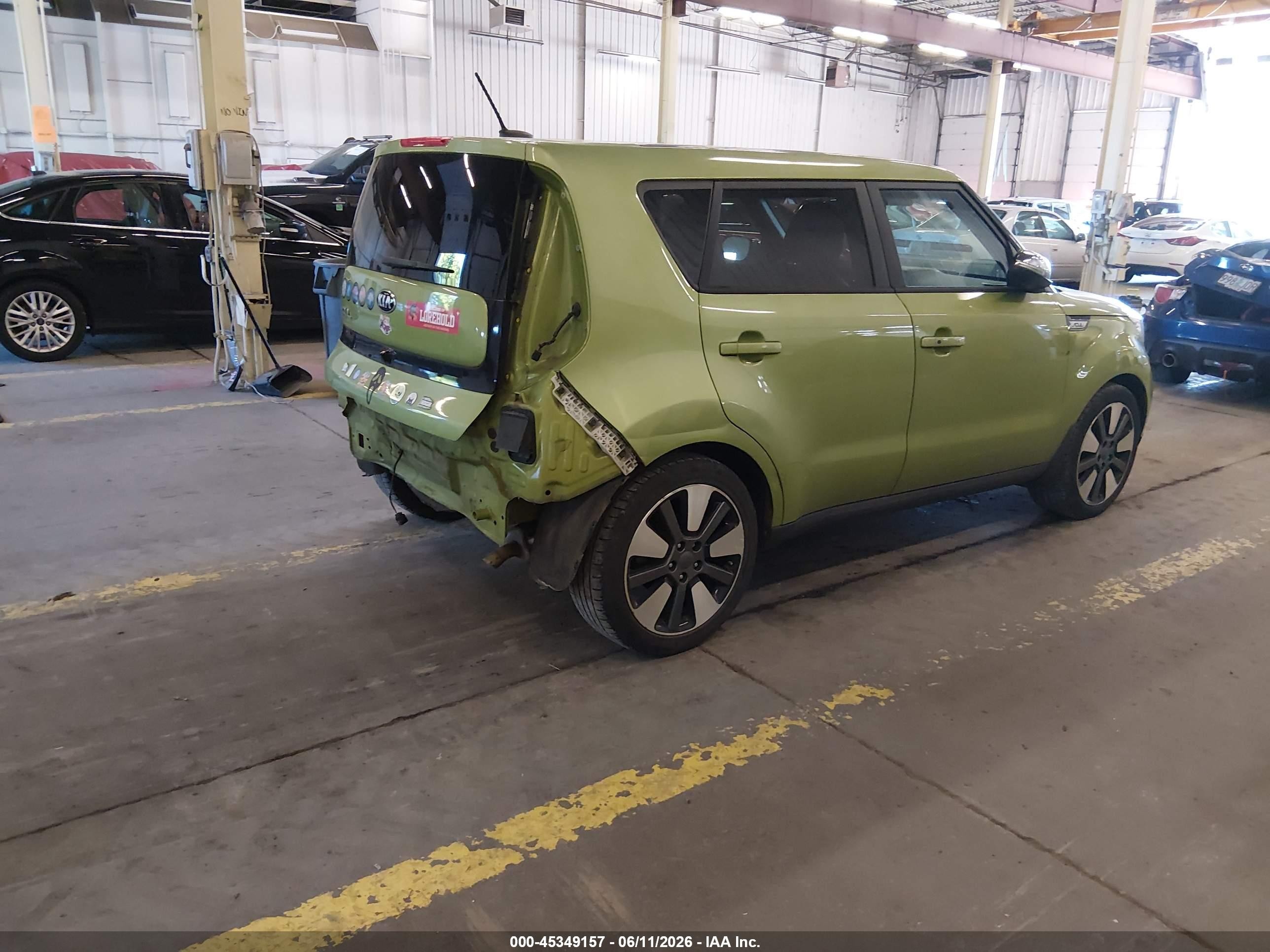 2015 Kia Soul ! Green vin: KNDJX3A57F7799268
