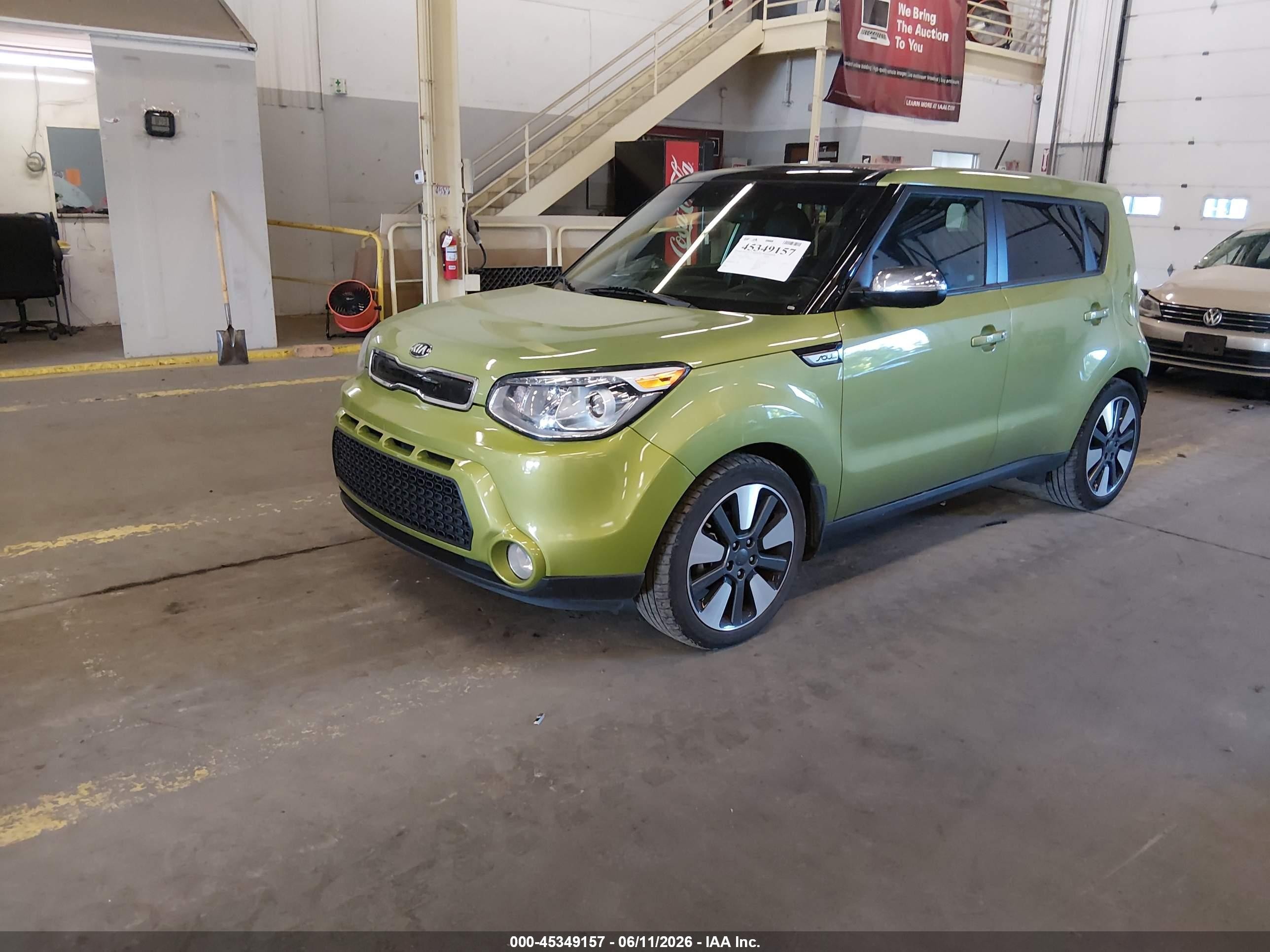 2015 Kia Soul ! Green vin: KNDJX3A57F7799268