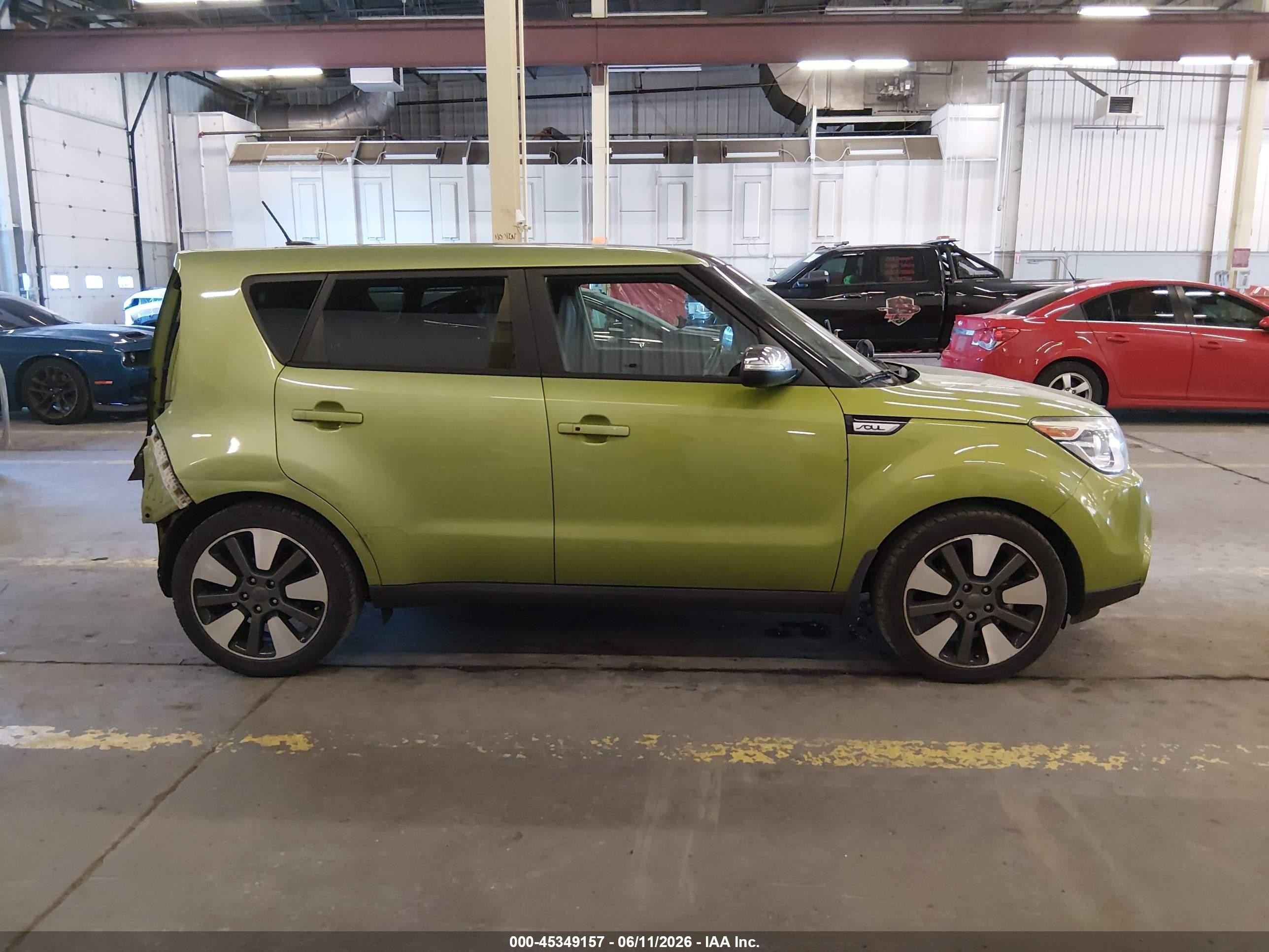 2015 Kia Soul ! Green vin: KNDJX3A57F7799268