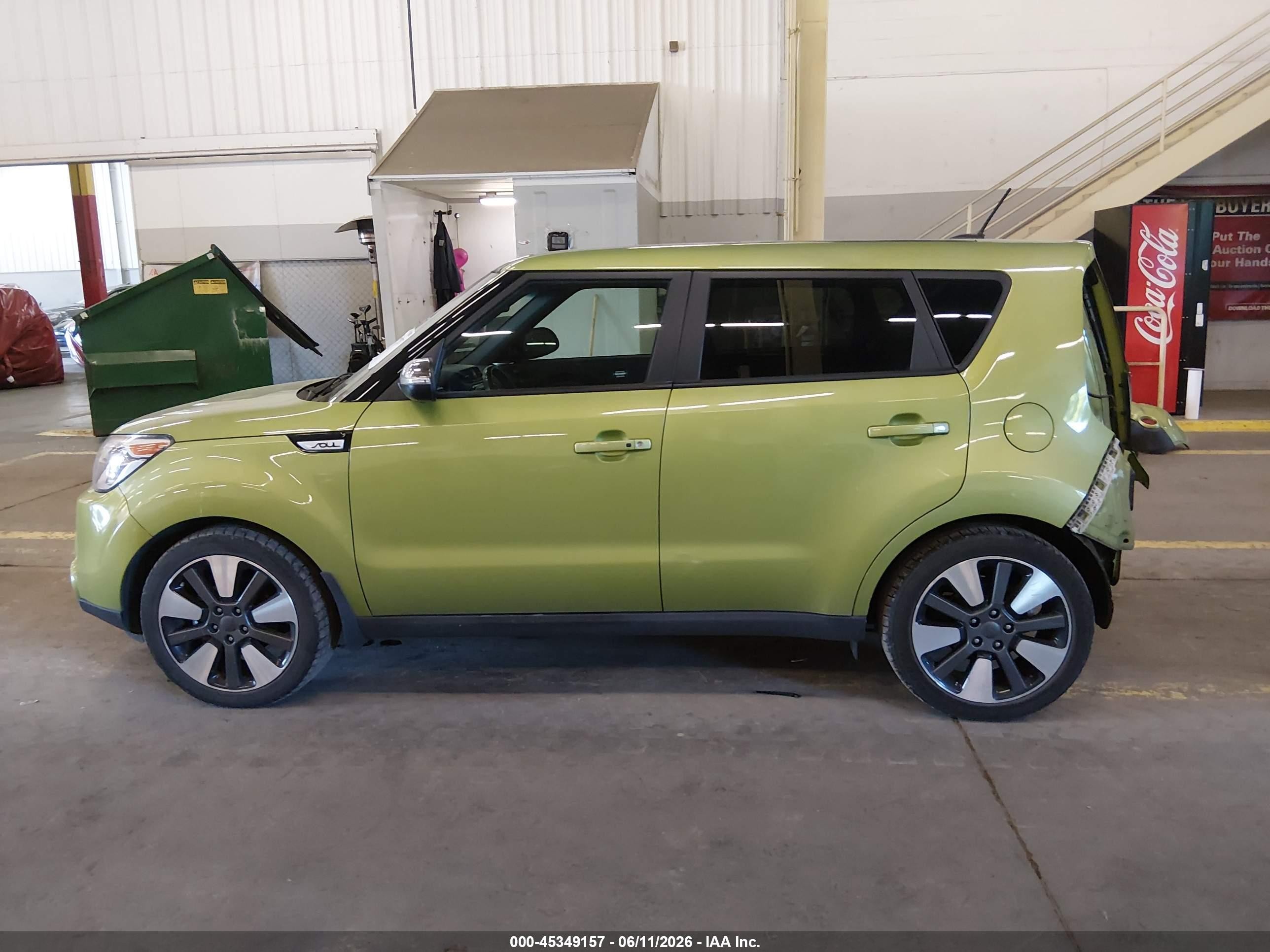 2015 Kia Soul ! Green vin: KNDJX3A57F7799268
