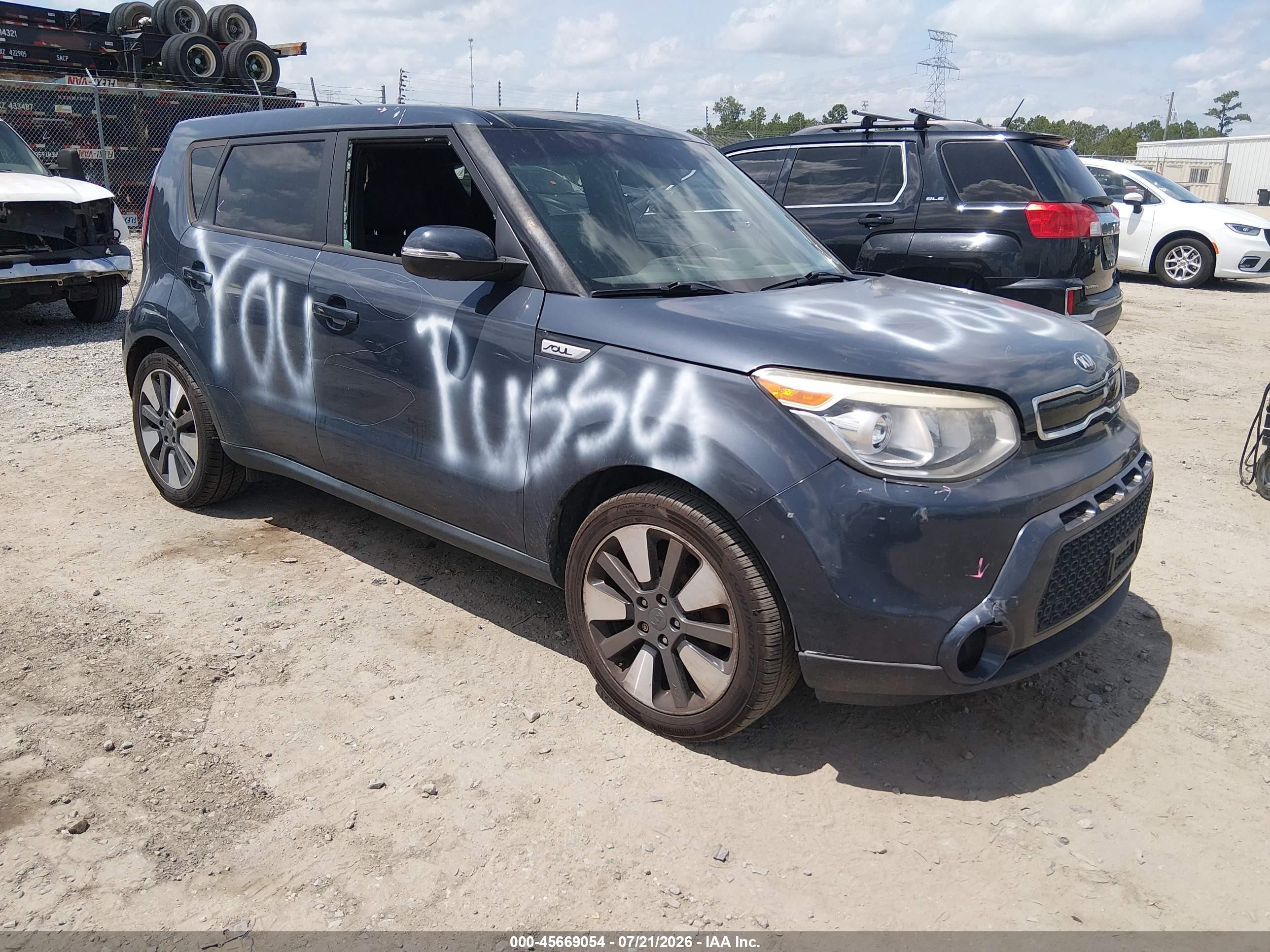 2014 Kia Soul ! Gray vin: KNDJX3A58E7009409