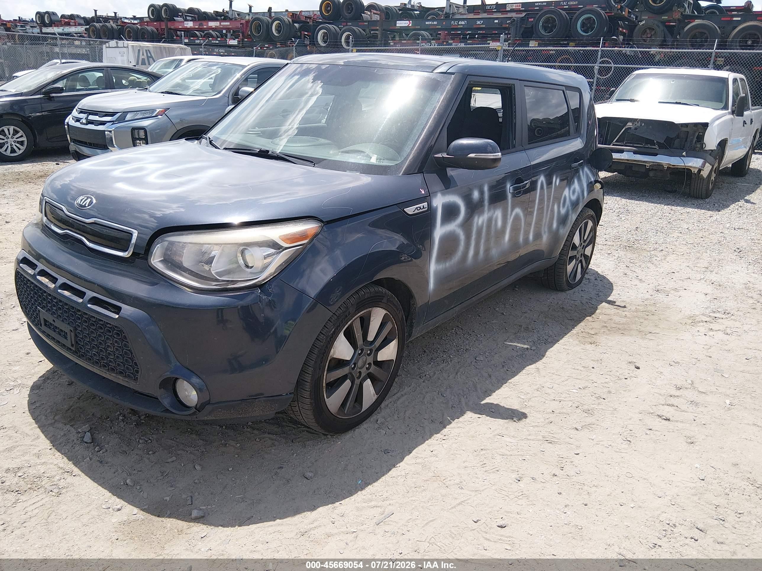 2014 Kia Soul ! Gray vin: KNDJX3A58E7009409