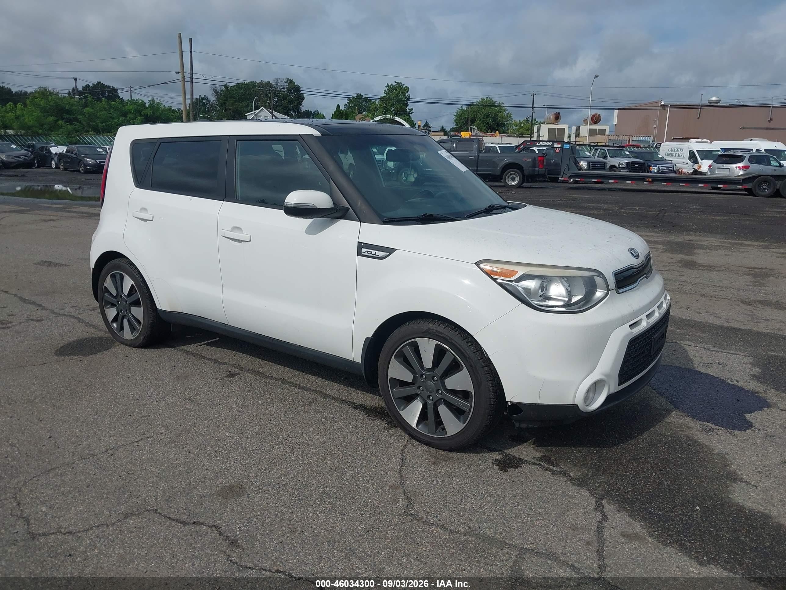 2014 Kia Soul ! White vin: KNDJX3A59E7007233