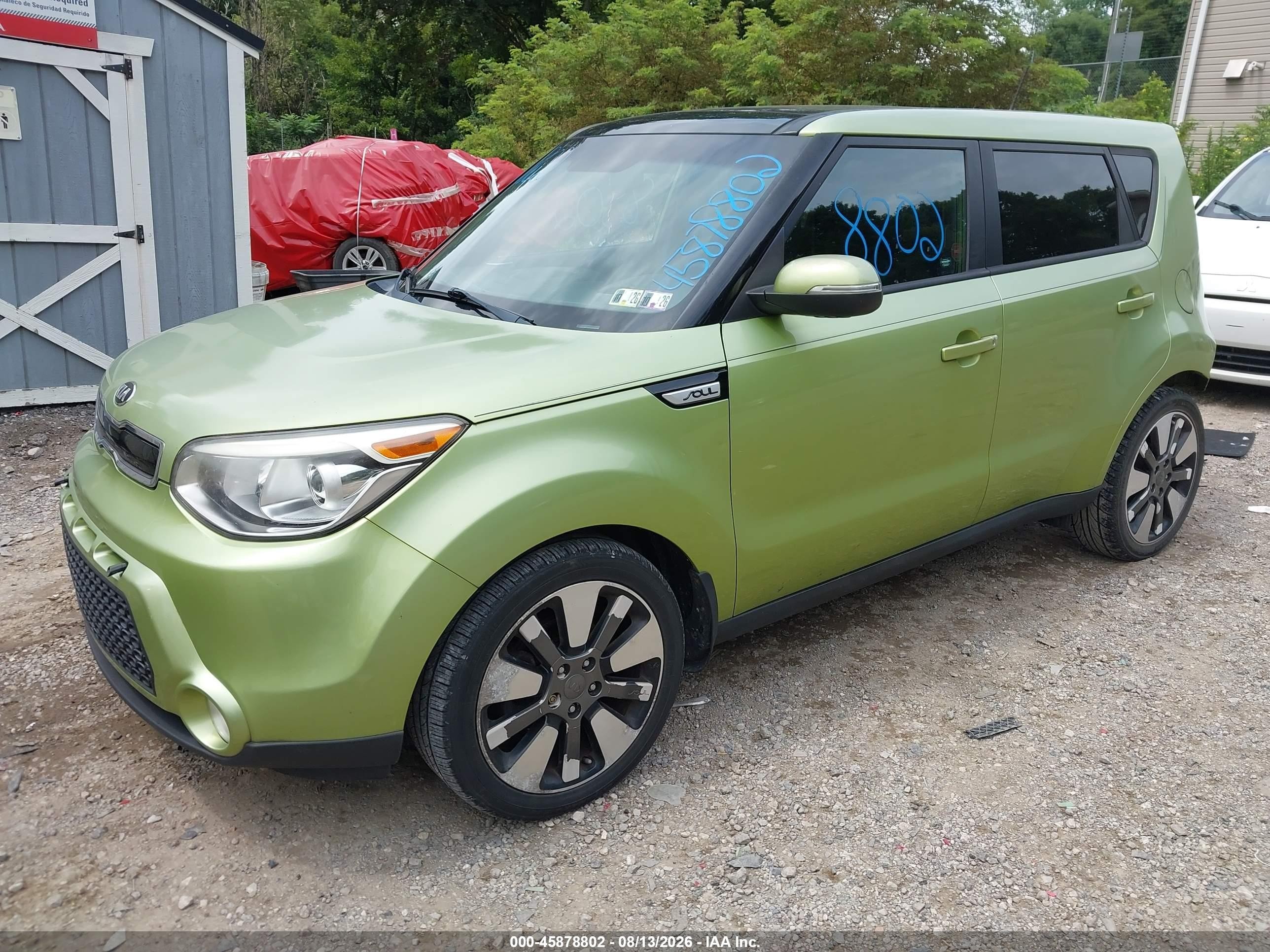 2014 Kia Soul ! Gray vin: KNDJX3A59E7722044