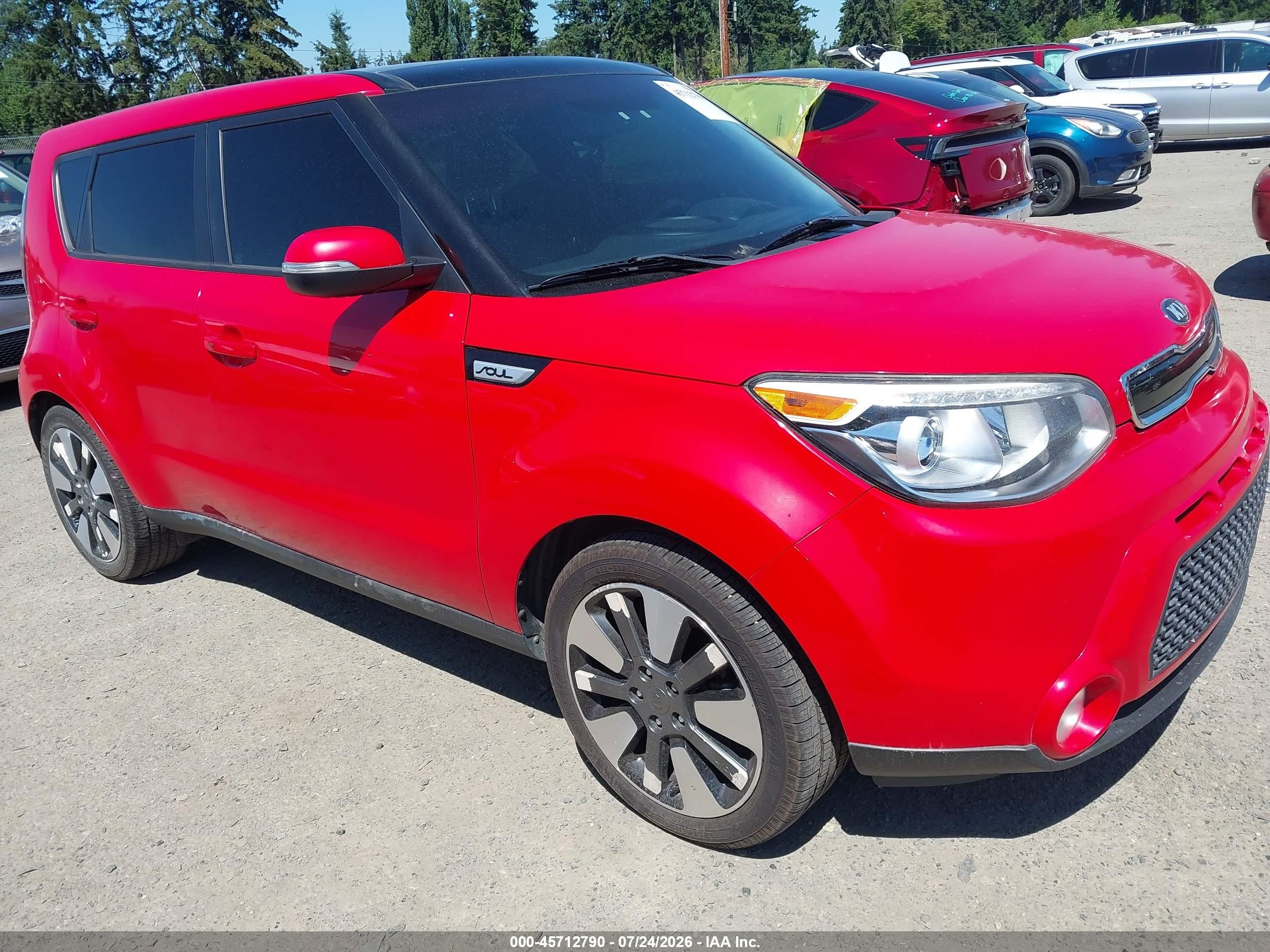 2014 Kia Soul ! Red vin: KNDJX3A59E7729401