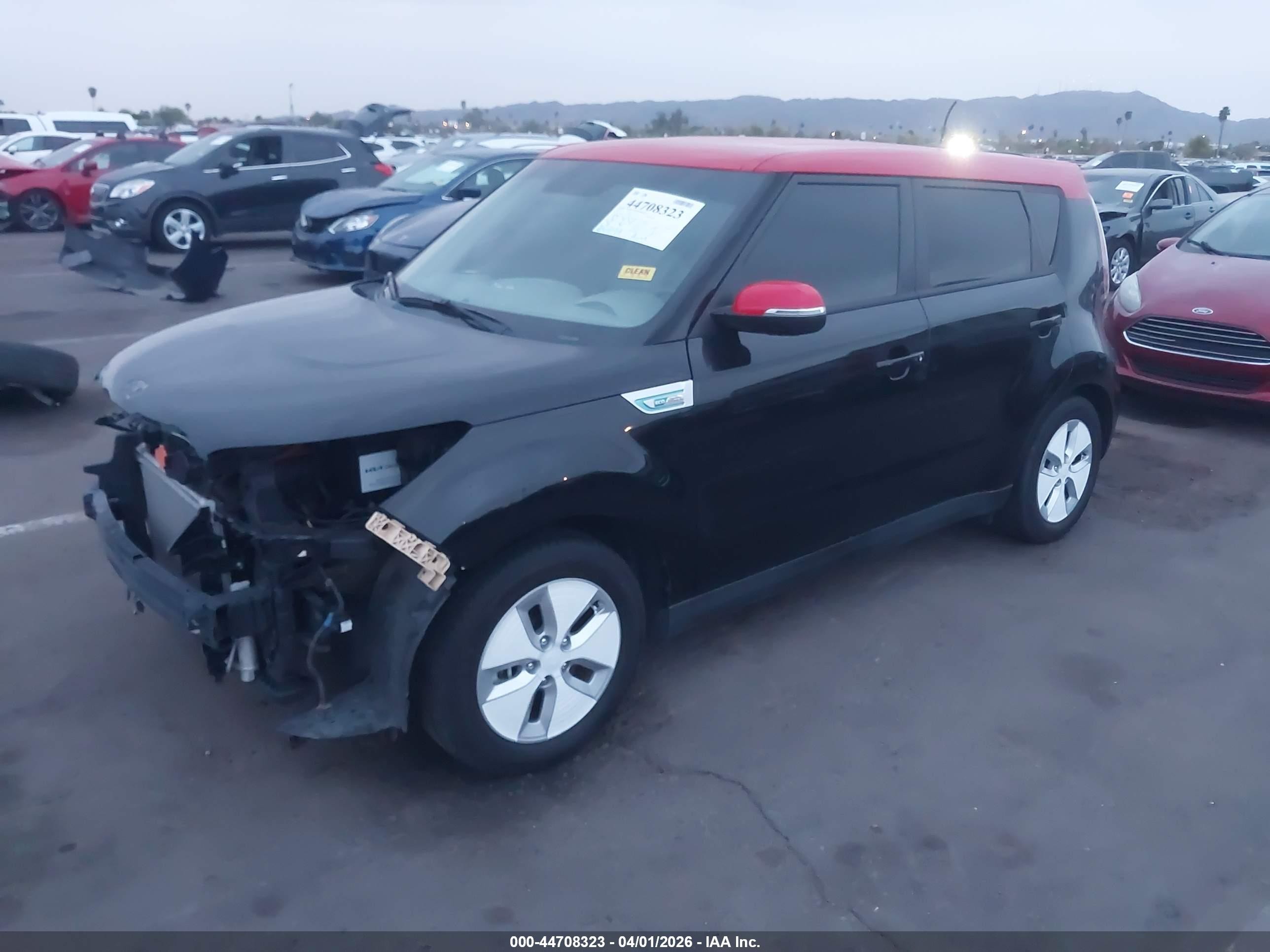 2015 Kia Soul Ev + Black vin: KNDJX3AE6F7001911