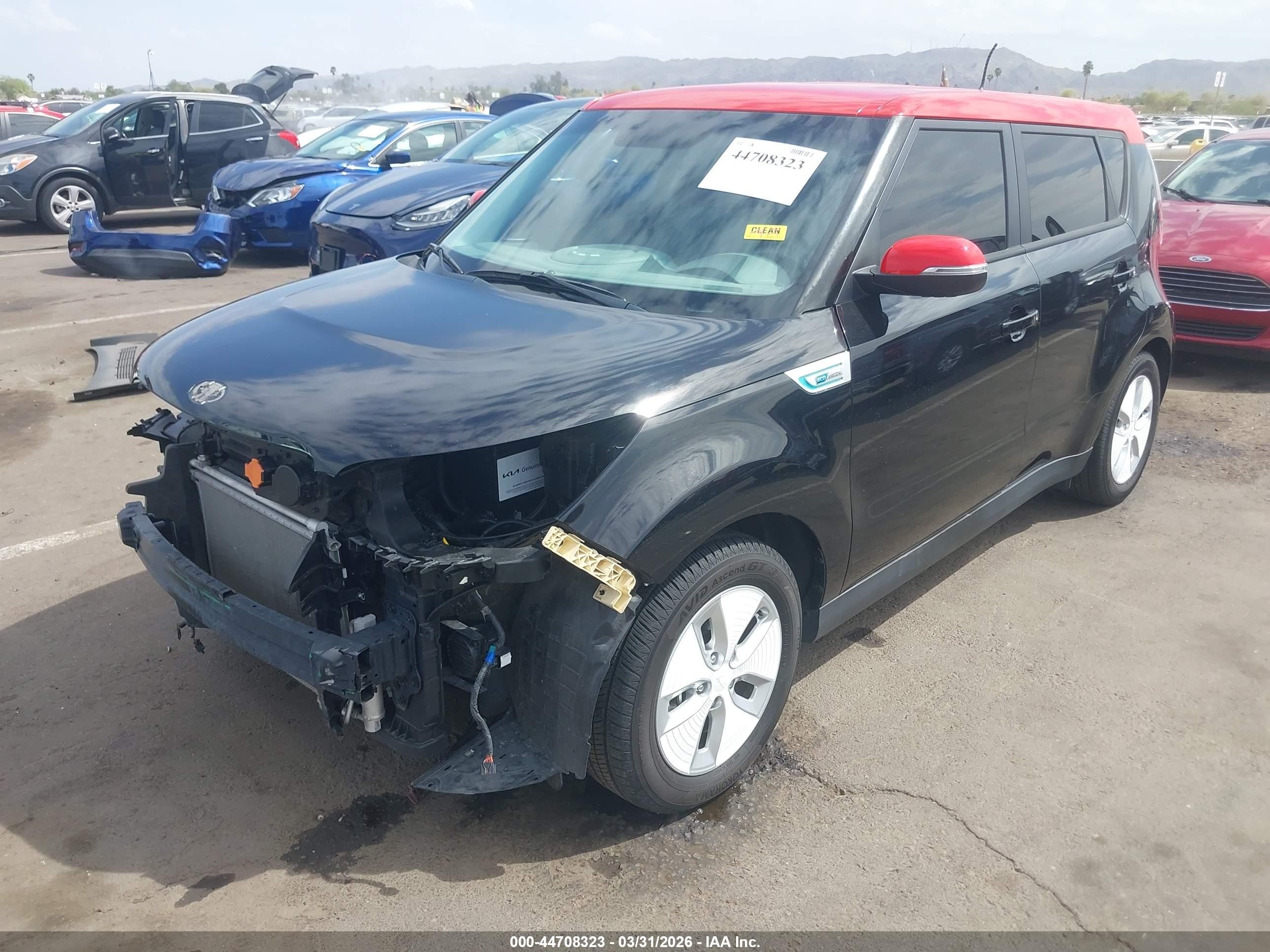 2015 Kia Soul Ev + Black vin: KNDJX3AE6F7001911