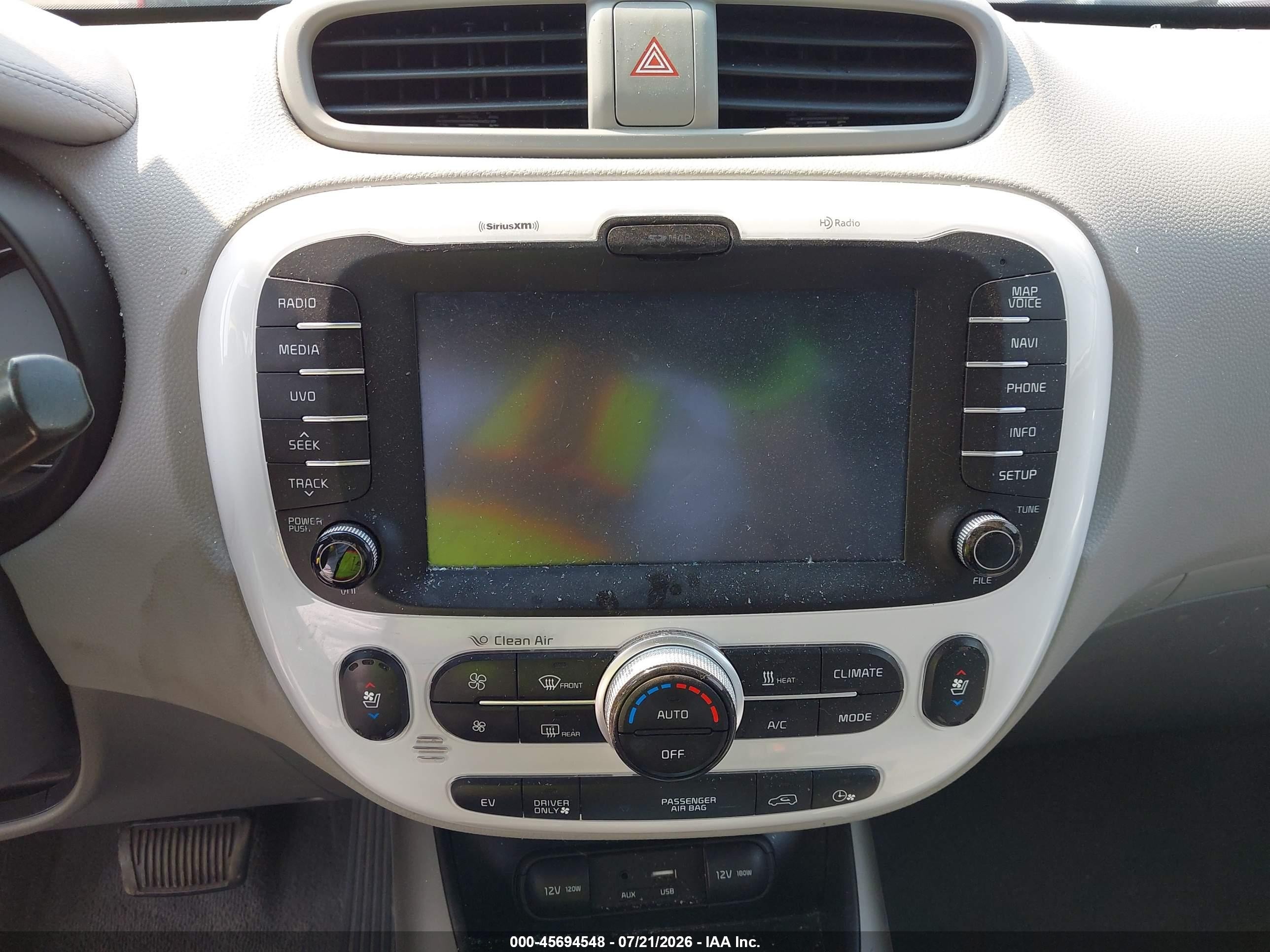 2015 Kia Soul Ev + Blue vin: KNDJX3AE7F7001223