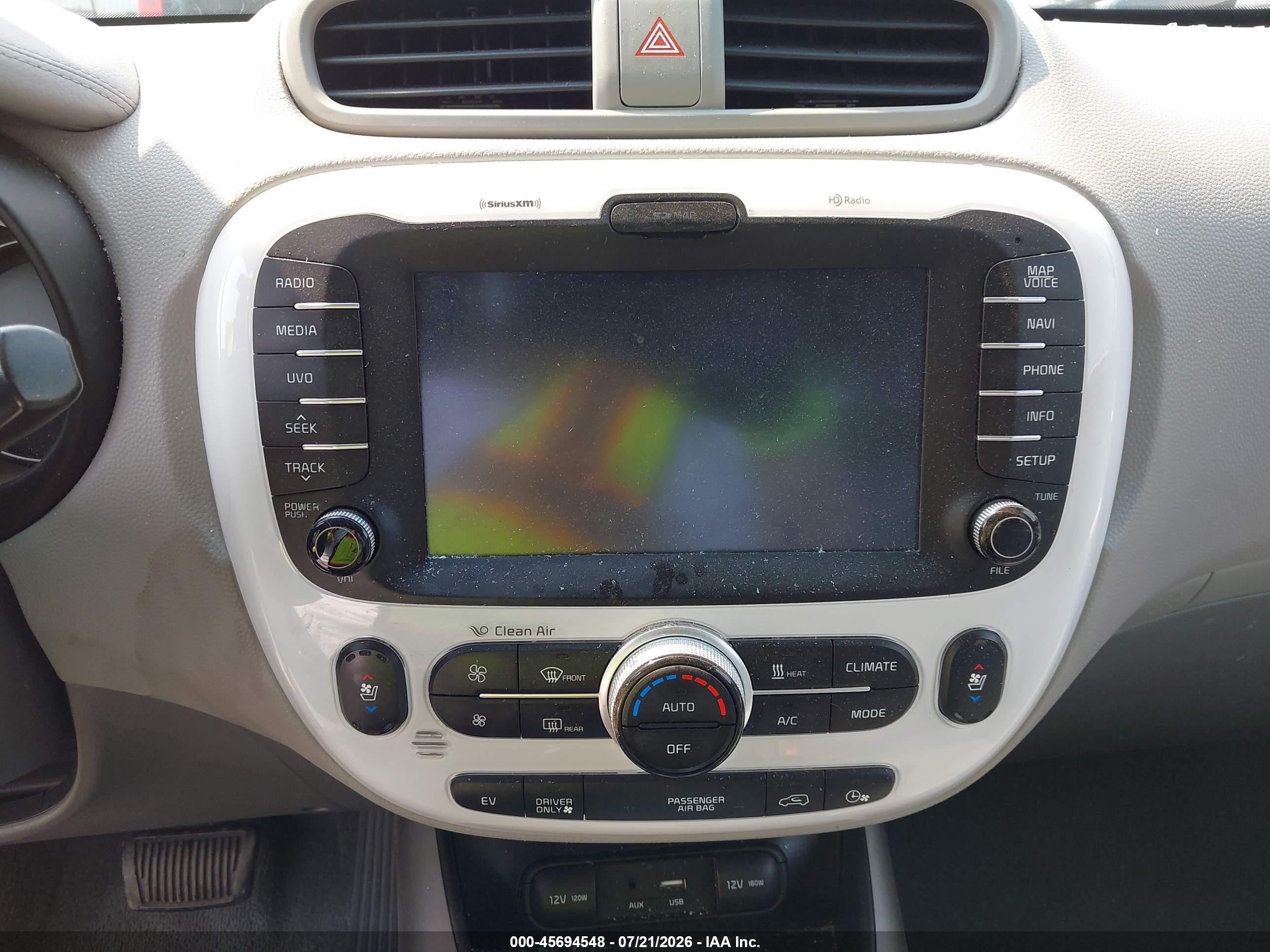 2015 Kia Soul Ev + Blue vin: KNDJX3AE7F7001223