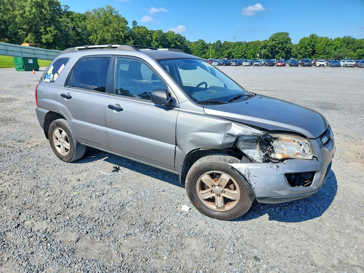 2010 Kia Sportage Lx Silver vin: KNDKG3A35A7724466