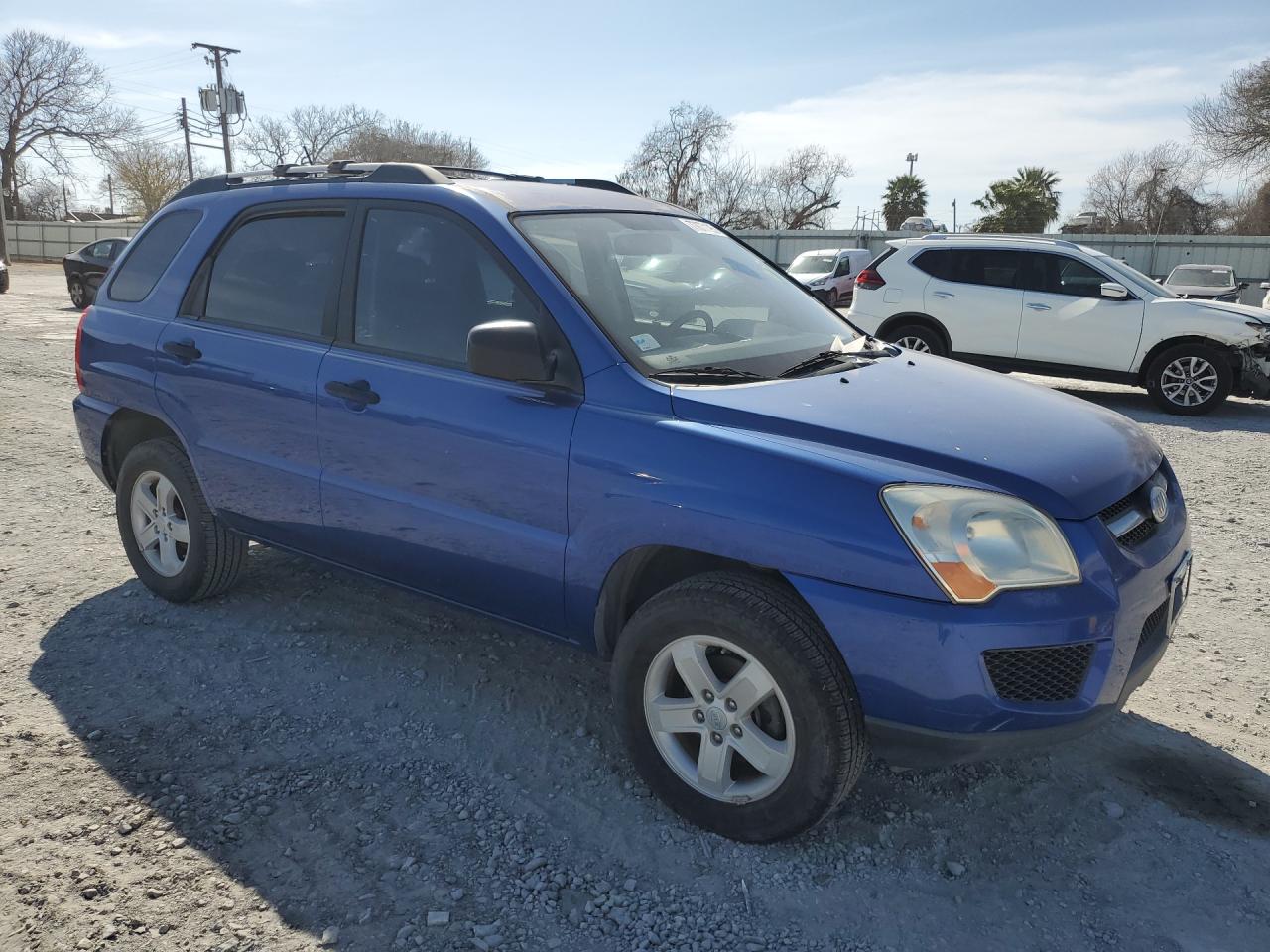 2010 Kia Sportage Lx Blue vin: KNDKG3A38A7720458