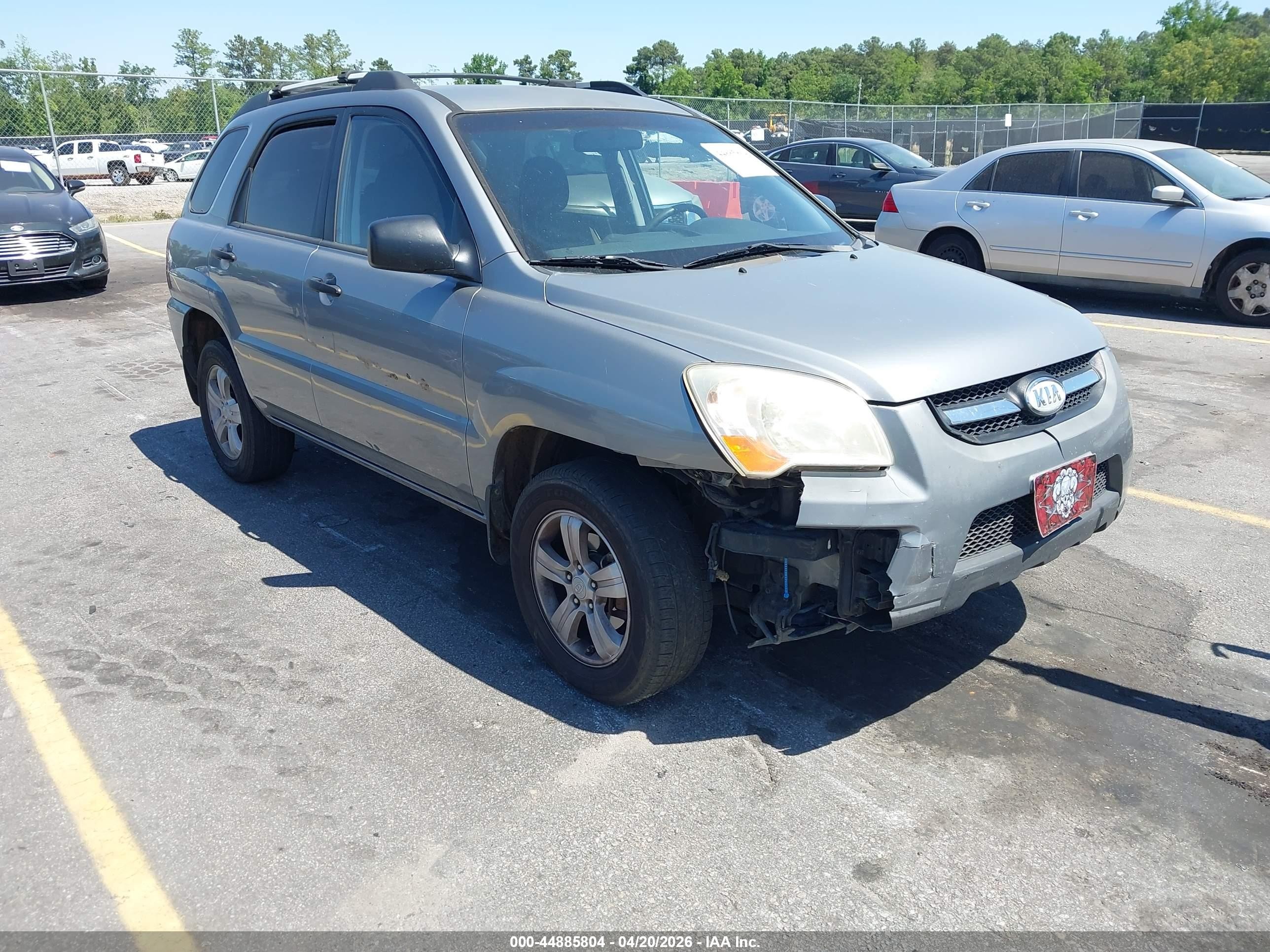 2010 Kia Sportage Lx Silver vin: KNDKG3A40A7700925