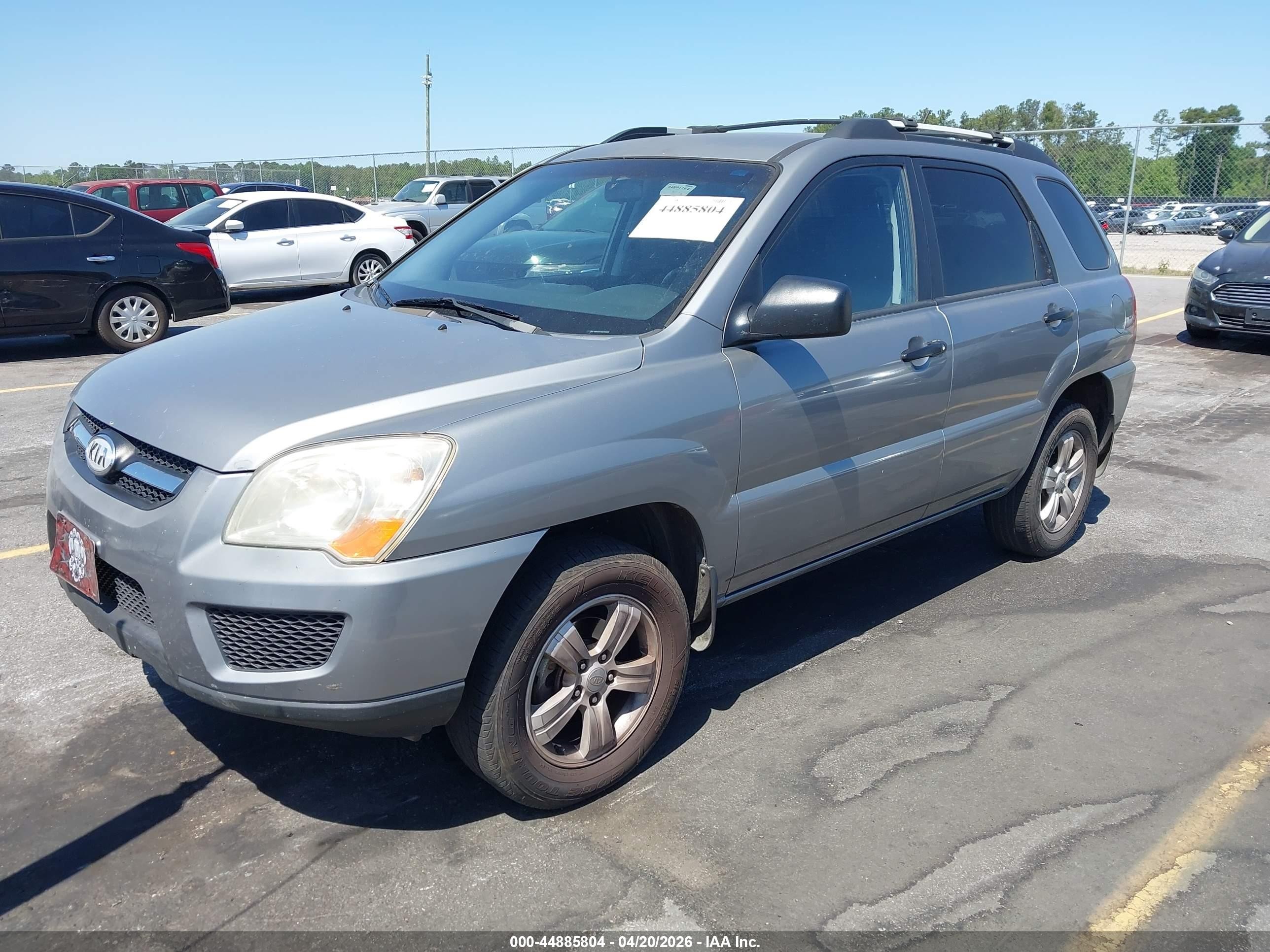 2010 Kia Sportage Lx Silver vin: KNDKG3A40A7700925