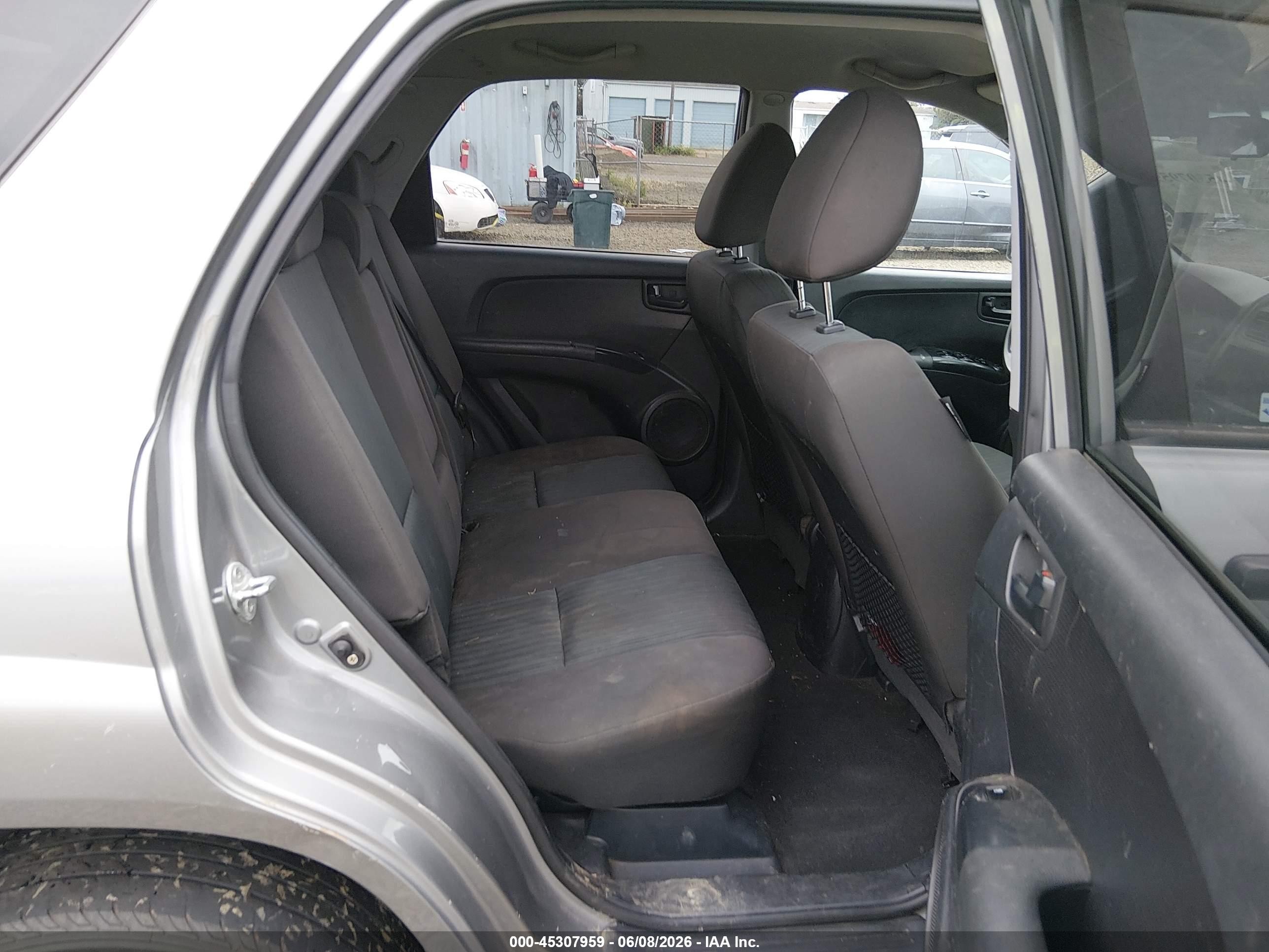 2010 Kia Sportage Lx Gray vin: KNDKG3A41A7693595