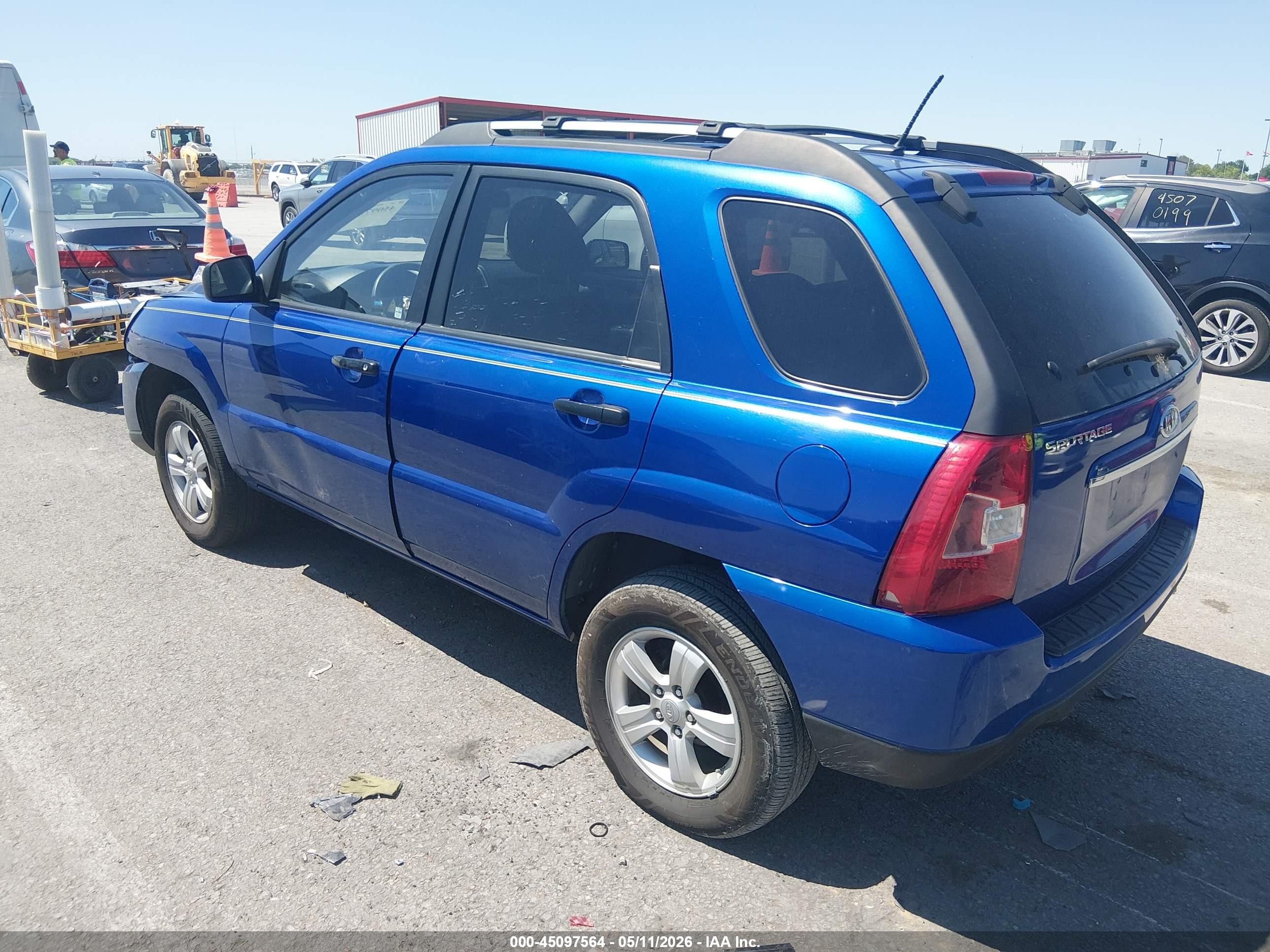 2010 Kia Sportage Lx Blue vin: KNDKG3A45A7692417