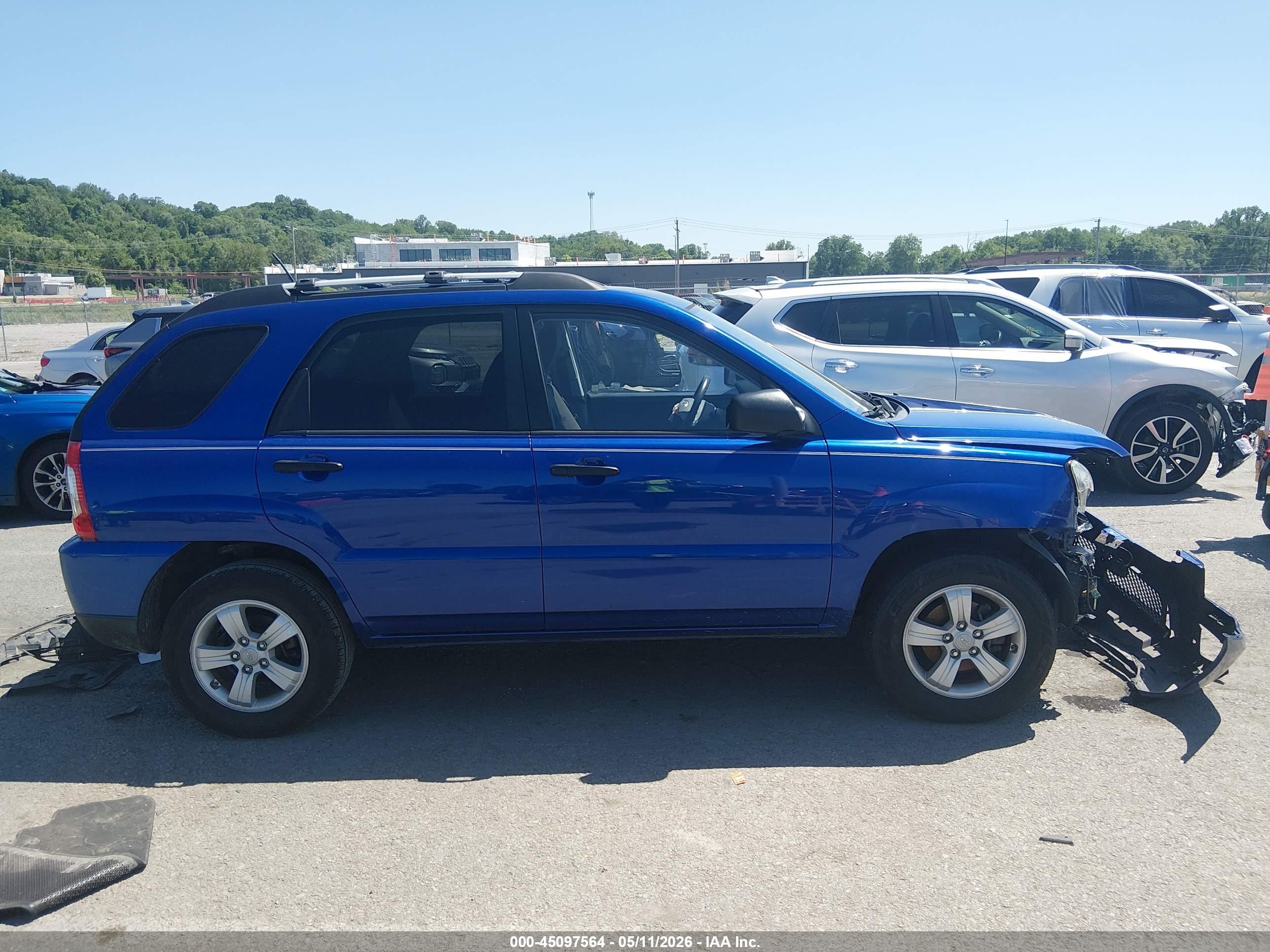 2010 Kia Sportage Lx Blue vin: KNDKG3A45A7692417