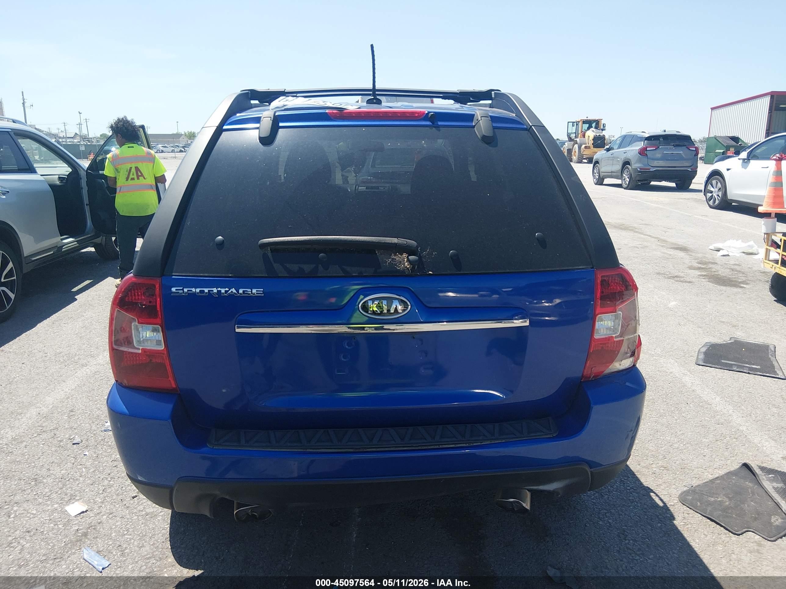 2010 Kia Sportage Lx Blue vin: KNDKG3A45A7692417