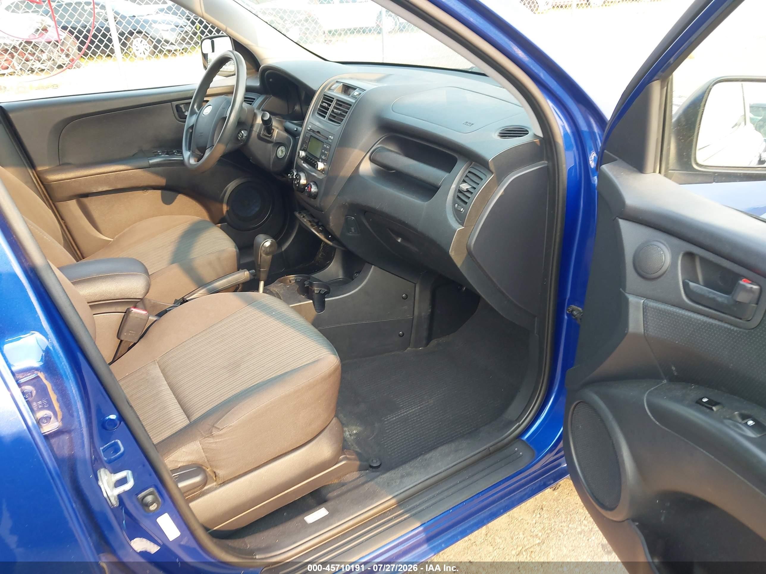 2010 Kia Sportage Lx Blue vin: KNDKG3A45A7706638