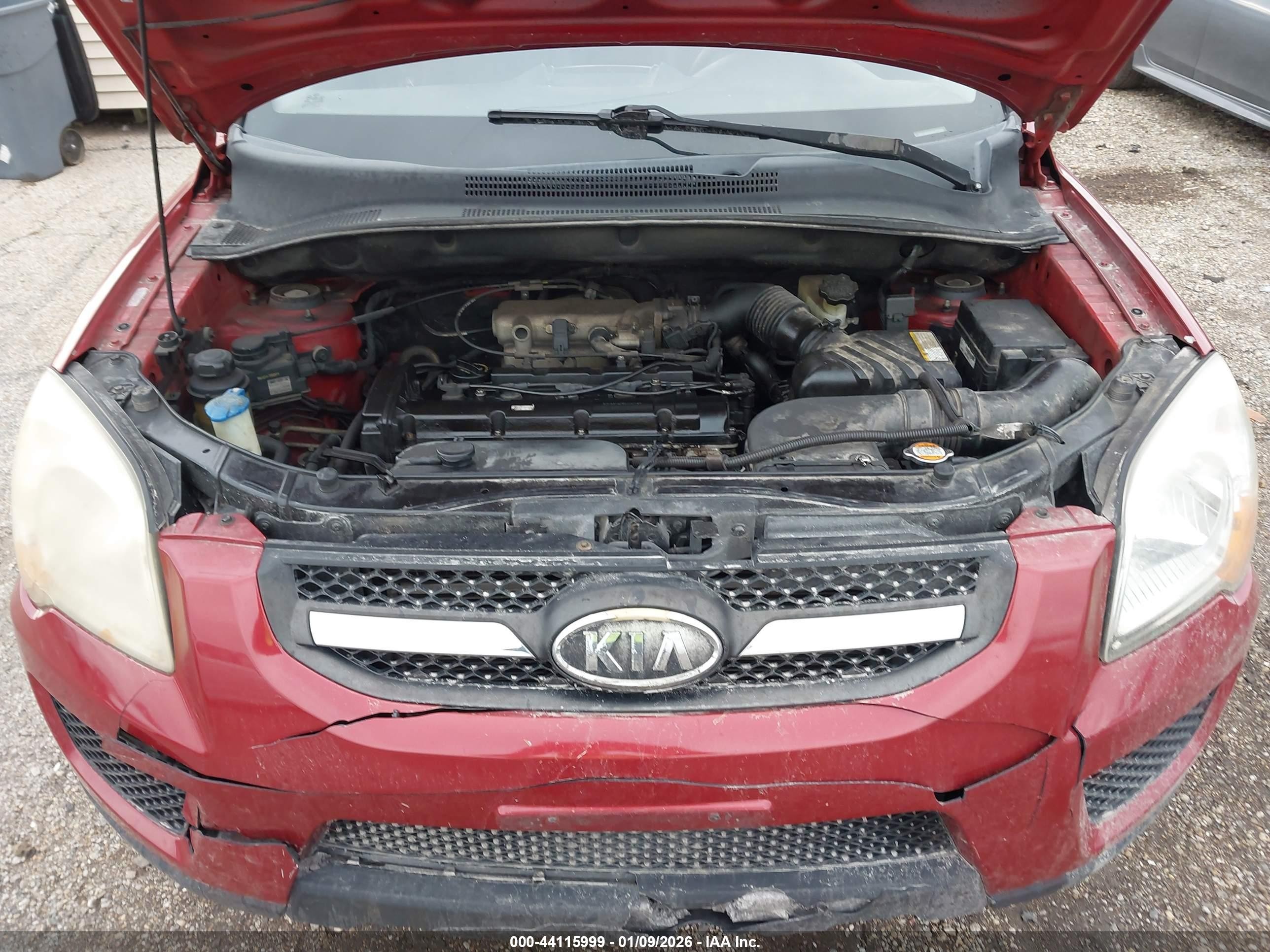 2010 Kia Sportage Lx Burgundy vin: KNDKG3A45A7722192