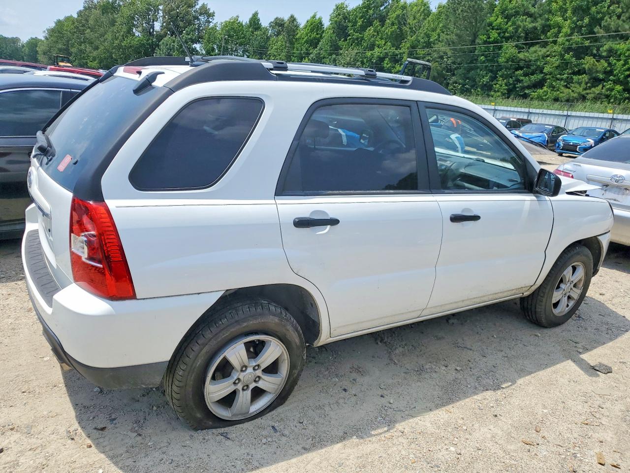 2010 Kia Sportage Lx White vin: KNDKG3A46A7712819
