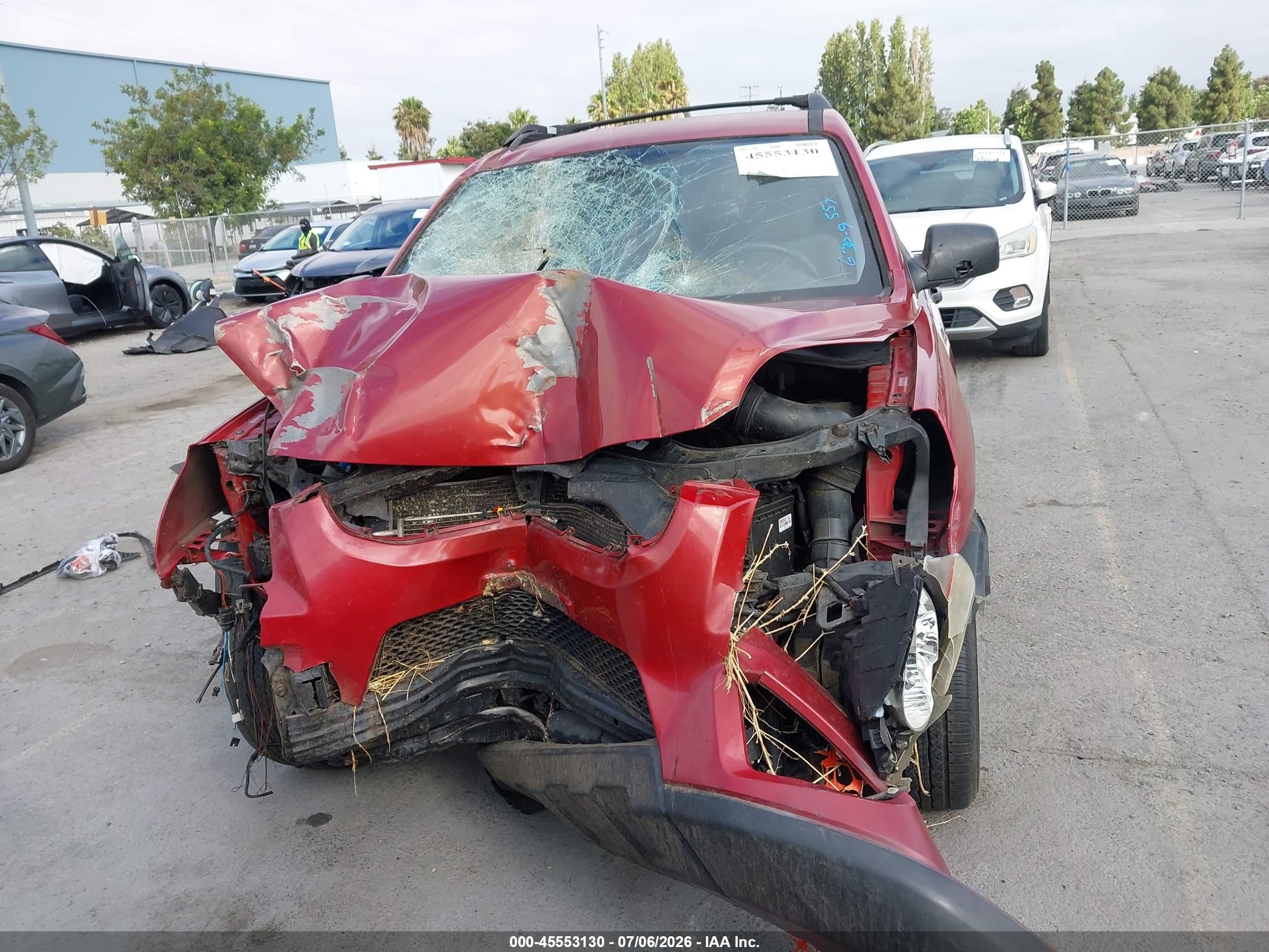 2010 Kia Sportage Lx Red vin: KNDKG3A48A7691777