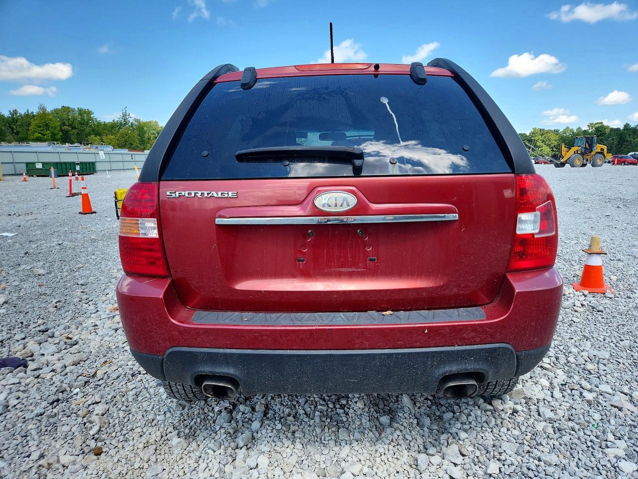 2010 Kia Sportage Lx Red vin: KNDKG3A48A7702972