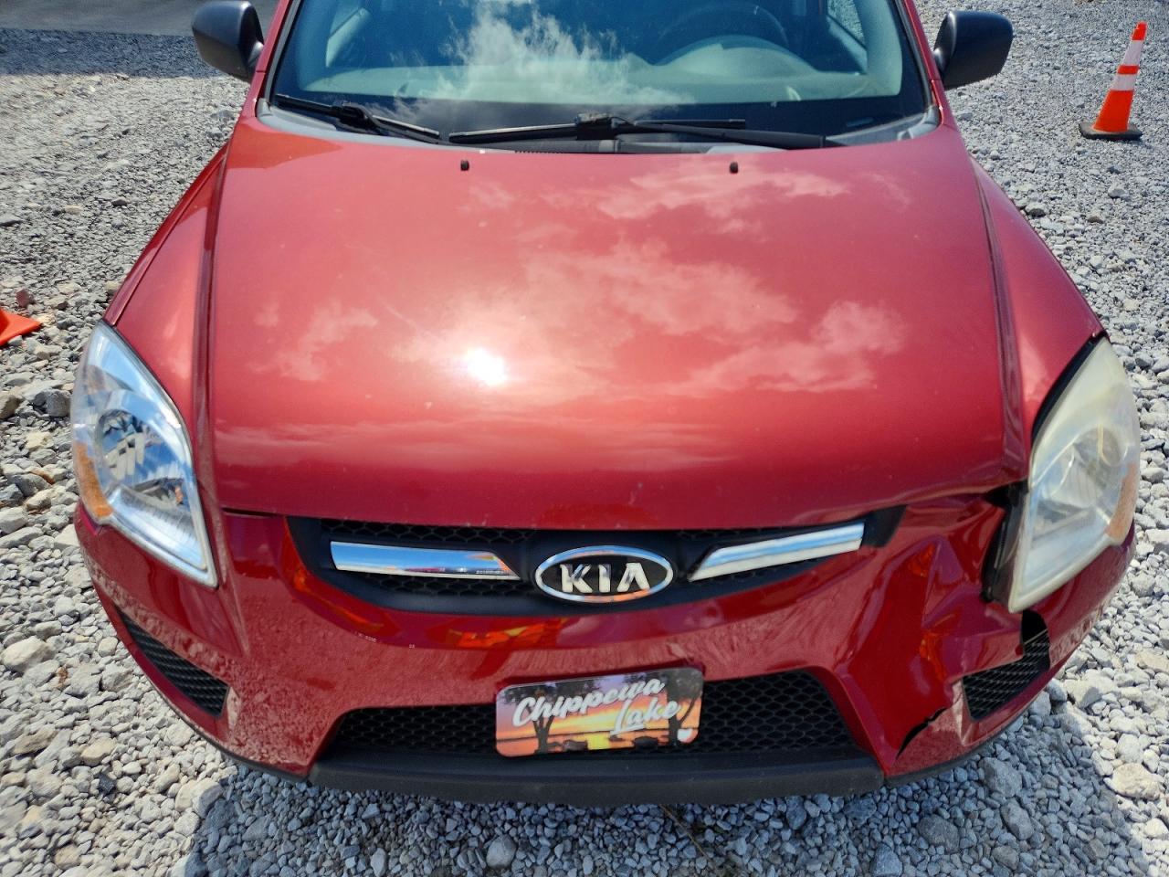 2010 Kia Sportage Lx Red vin: KNDKG3A48A7702972