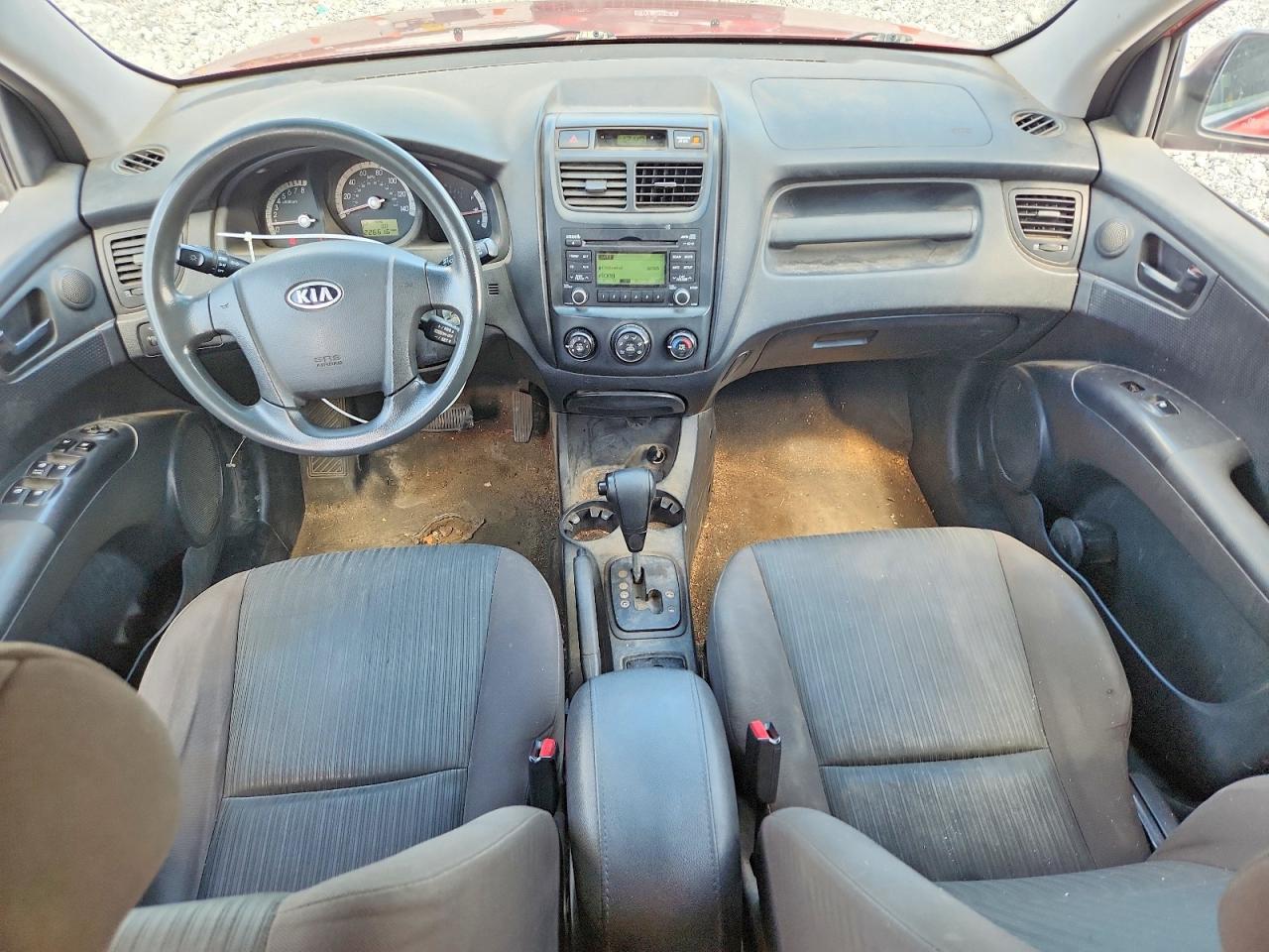 2010 Kia Sportage Lx Red vin: KNDKG3A48A7702972