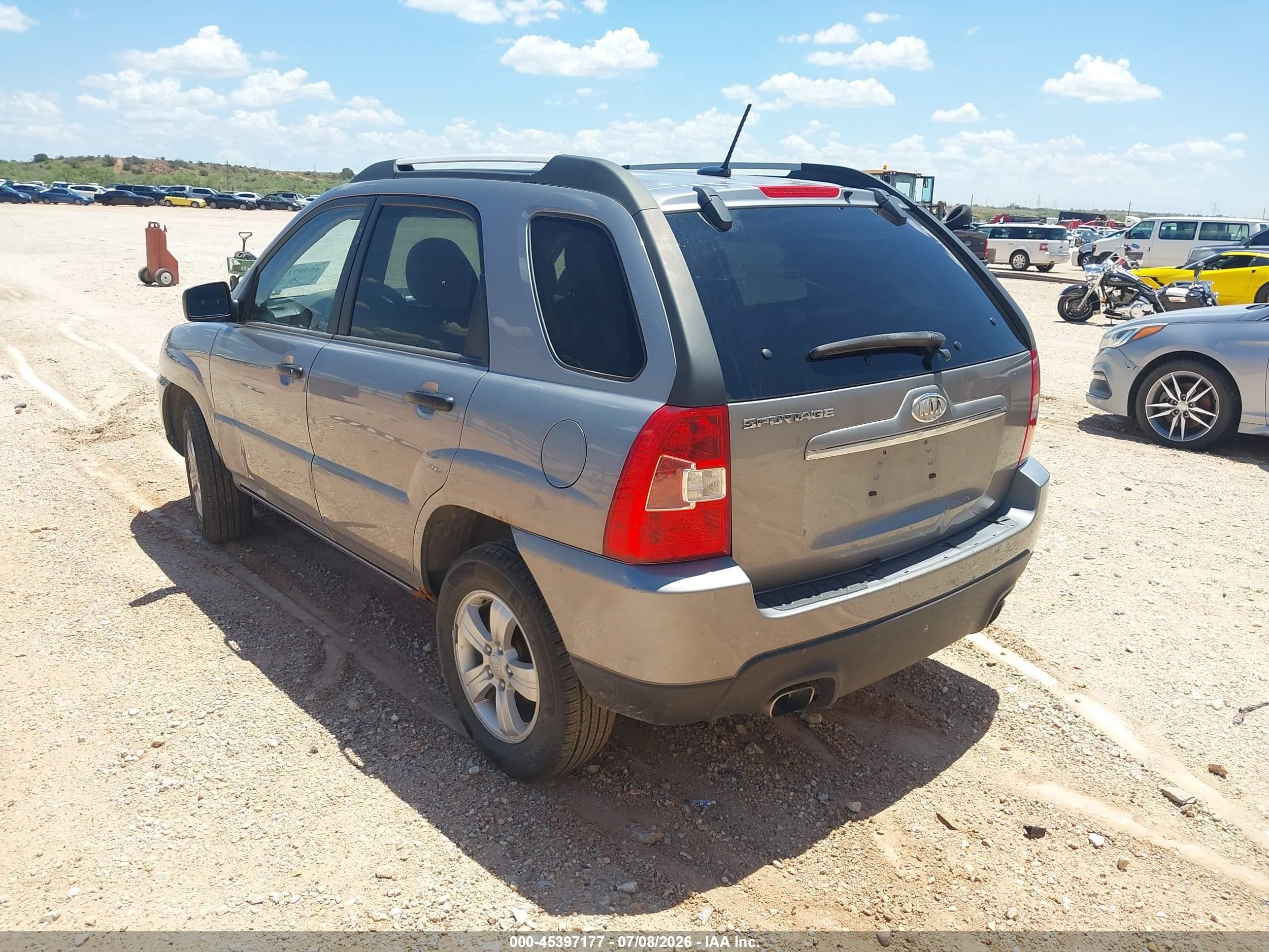 2010 Kia Sportage Lx Silver vin: KNDKG3A49A7728268