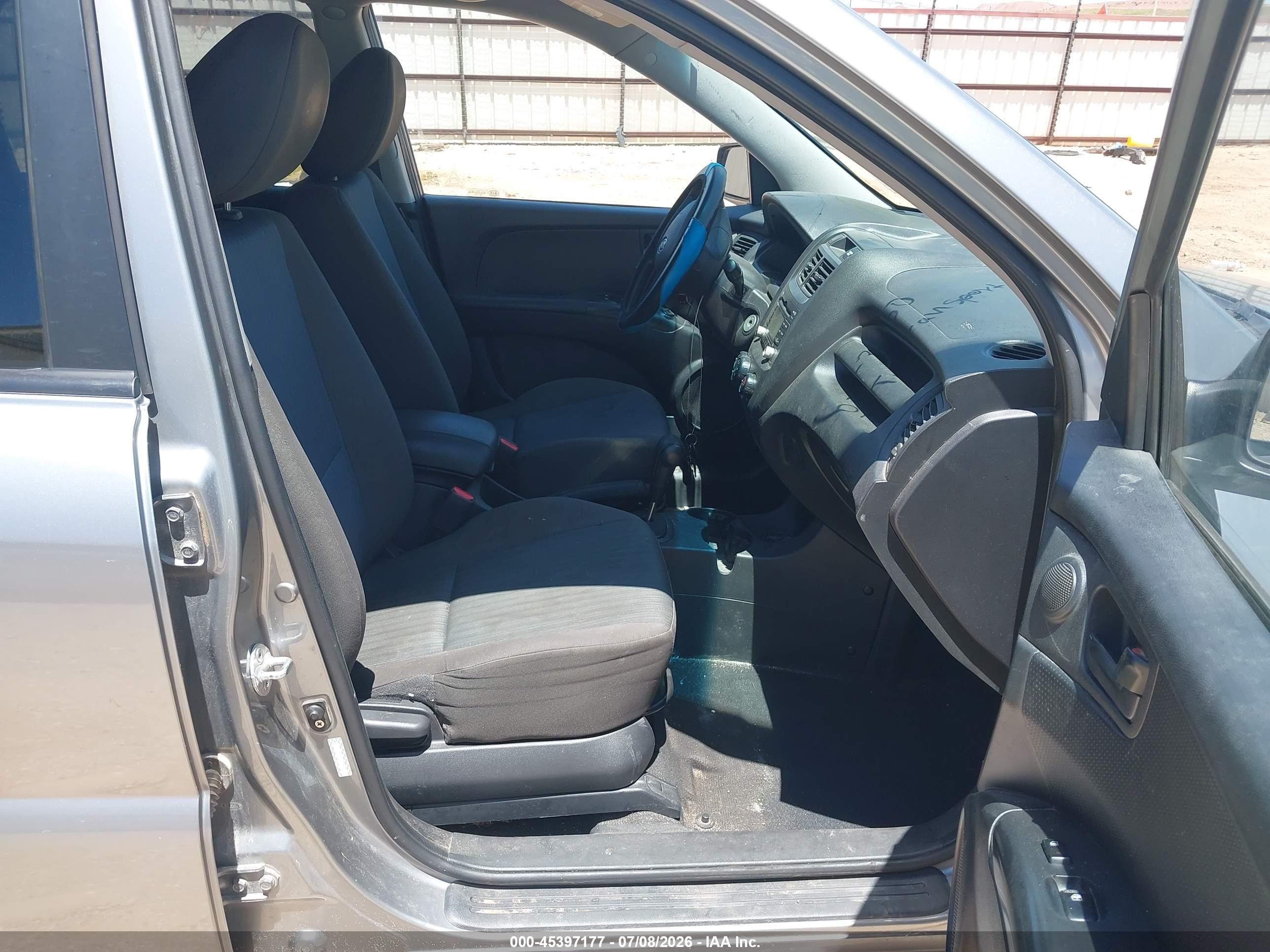 2010 Kia Sportage Lx Silver vin: KNDKG3A49A7728268