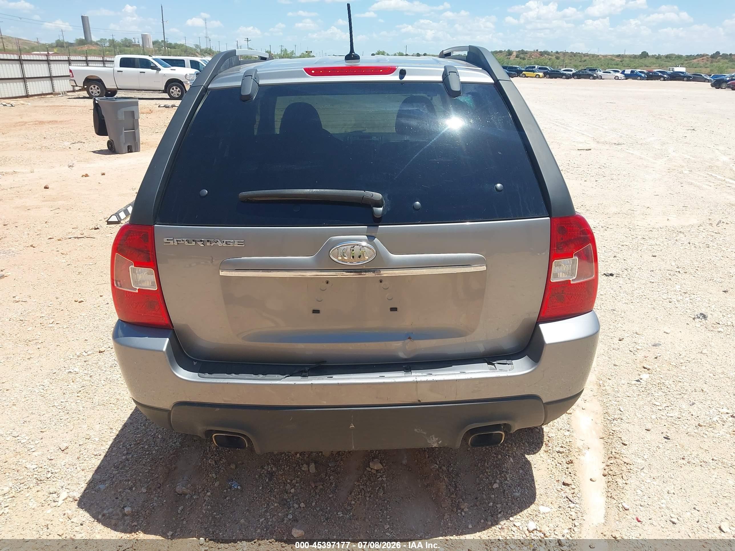 2010 Kia Sportage Lx Silver vin: KNDKG3A49A7728268