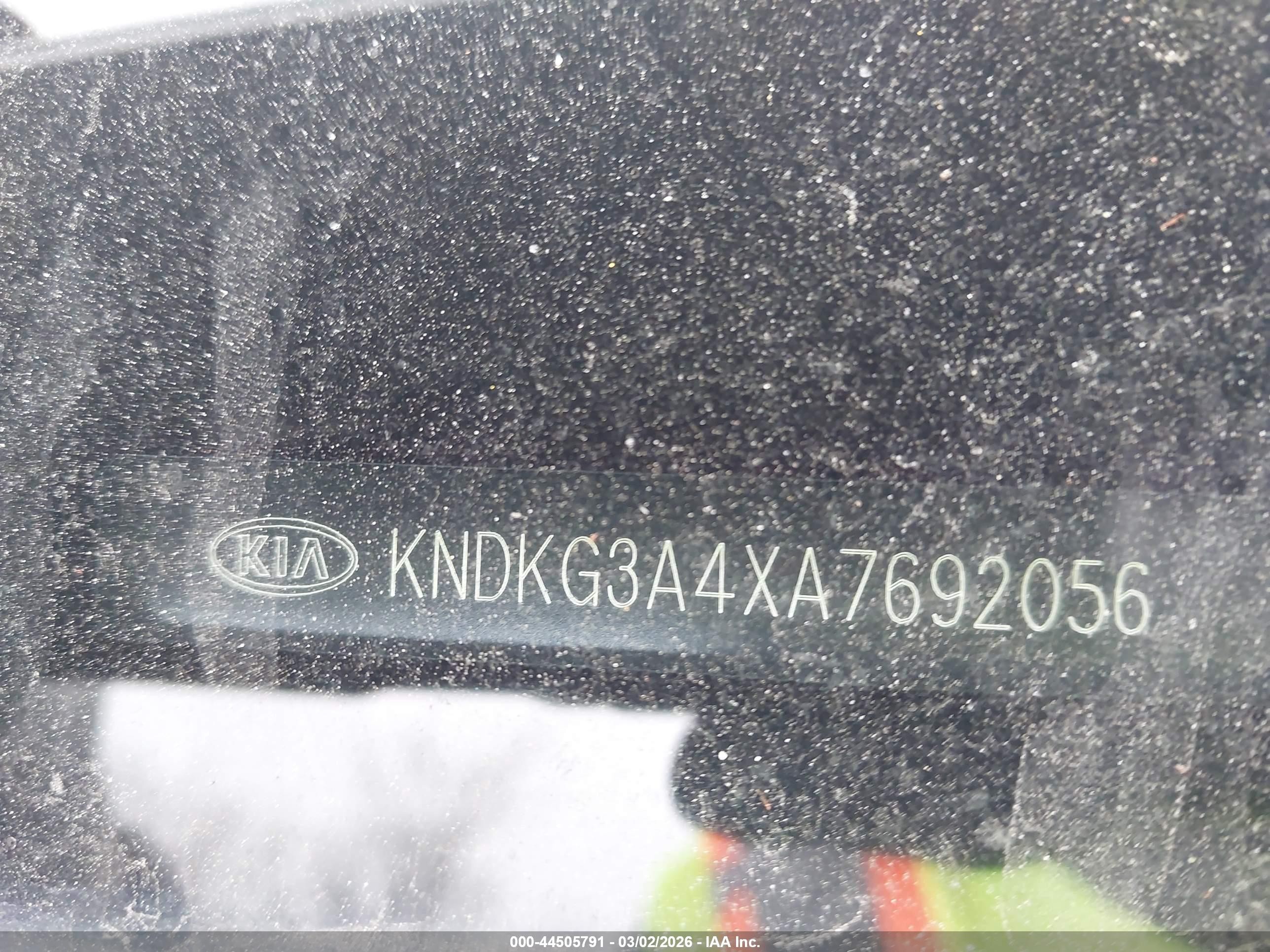 2010 Kia Sportage Lx Black vin: KNDKG3A4XA7692056