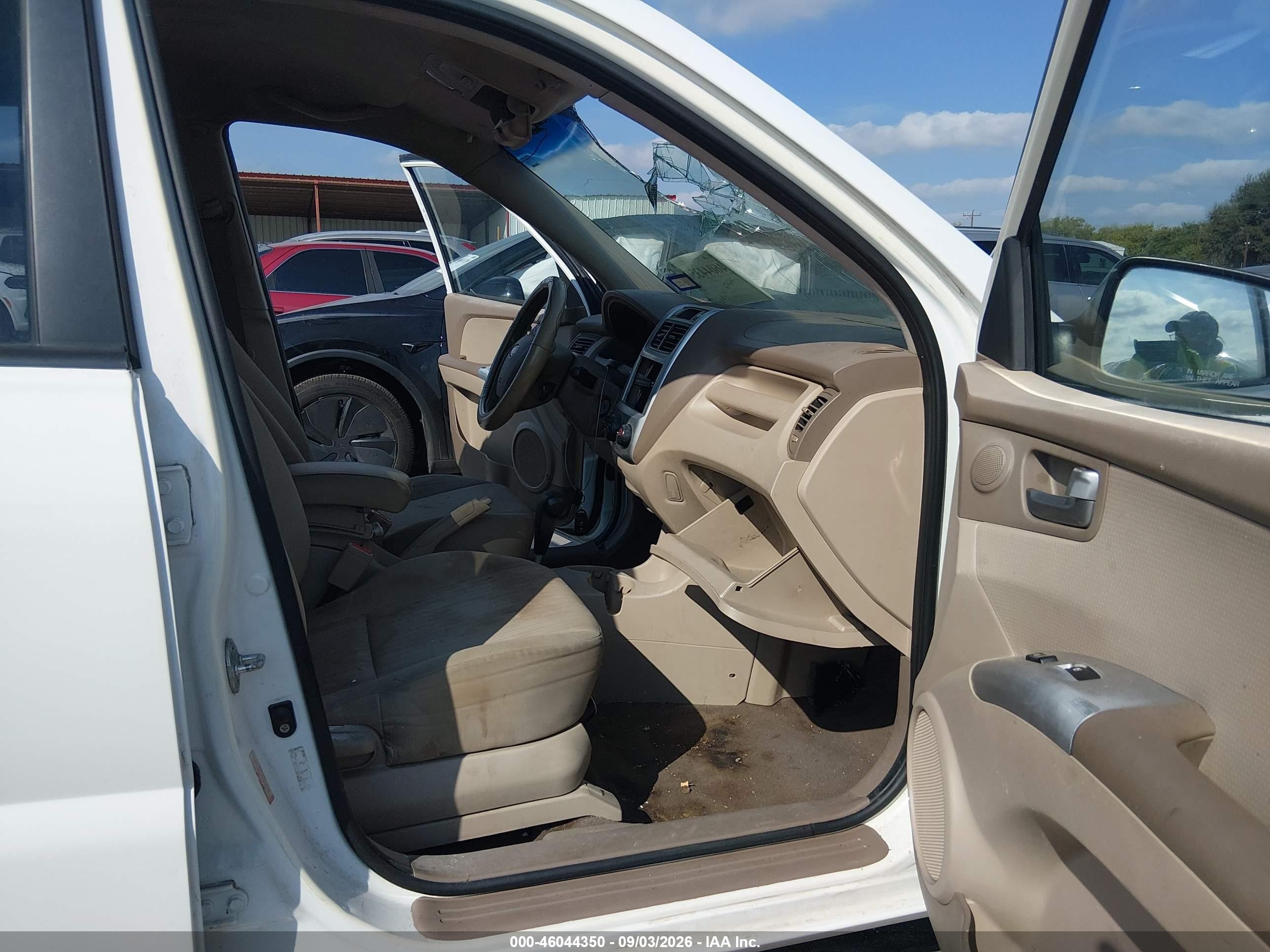 2010 Kia Sportage Lx V6 White vin: KNDKGCA30A7714752