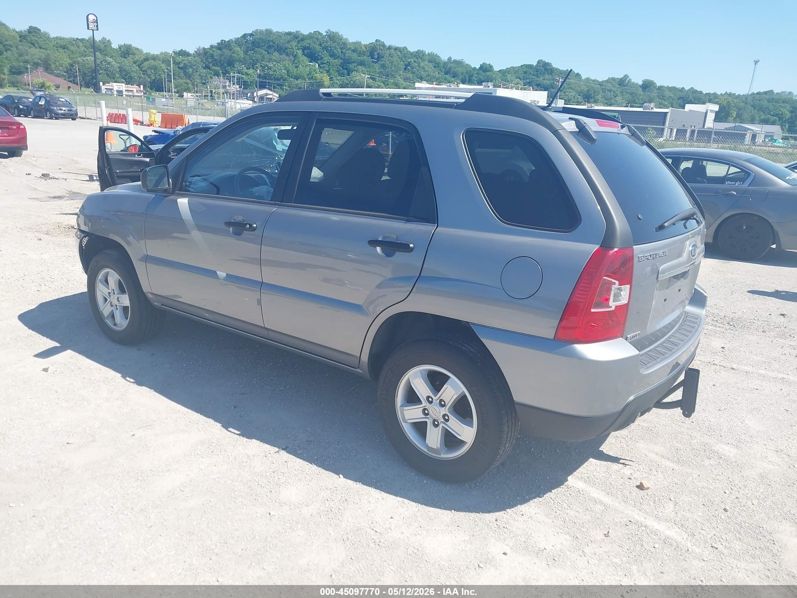 2010 Kia Sportage Lx V6 Gray vin: KNDKGCA32A7670334