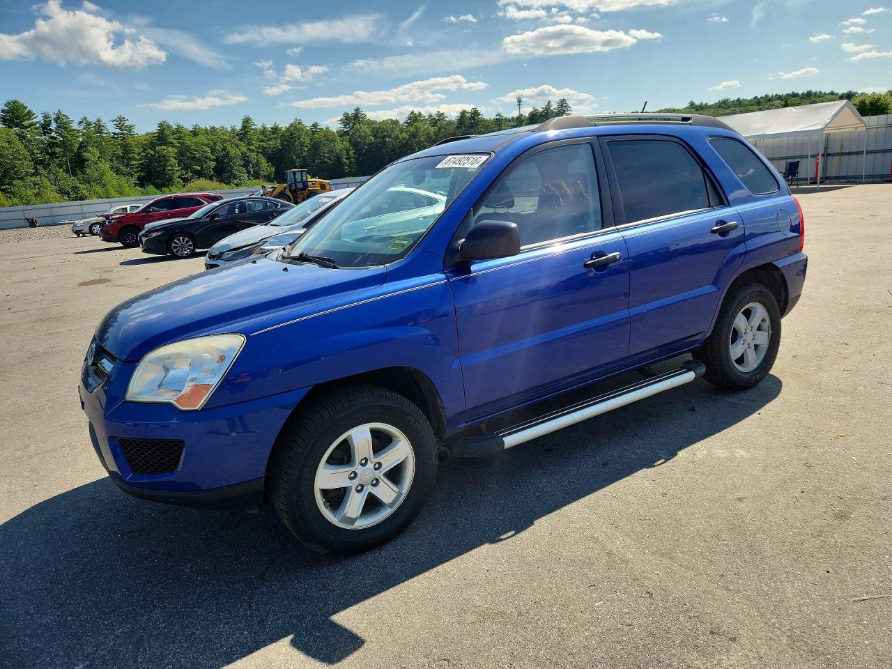 2010 Kia Sportage Lx Blue vin: KNDKGCA32A7707253
