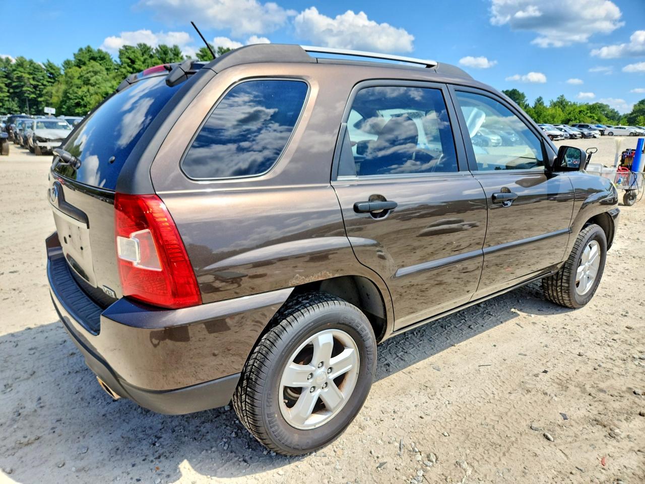 2010 Kia Sportage Lx Brown vin: KNDKGCA38A7669074