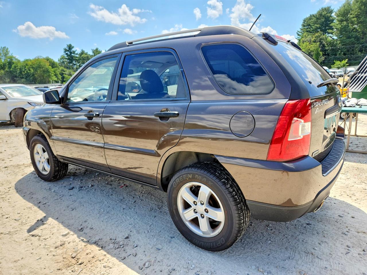 2010 Kia Sportage Lx Brown vin: KNDKGCA38A7669074