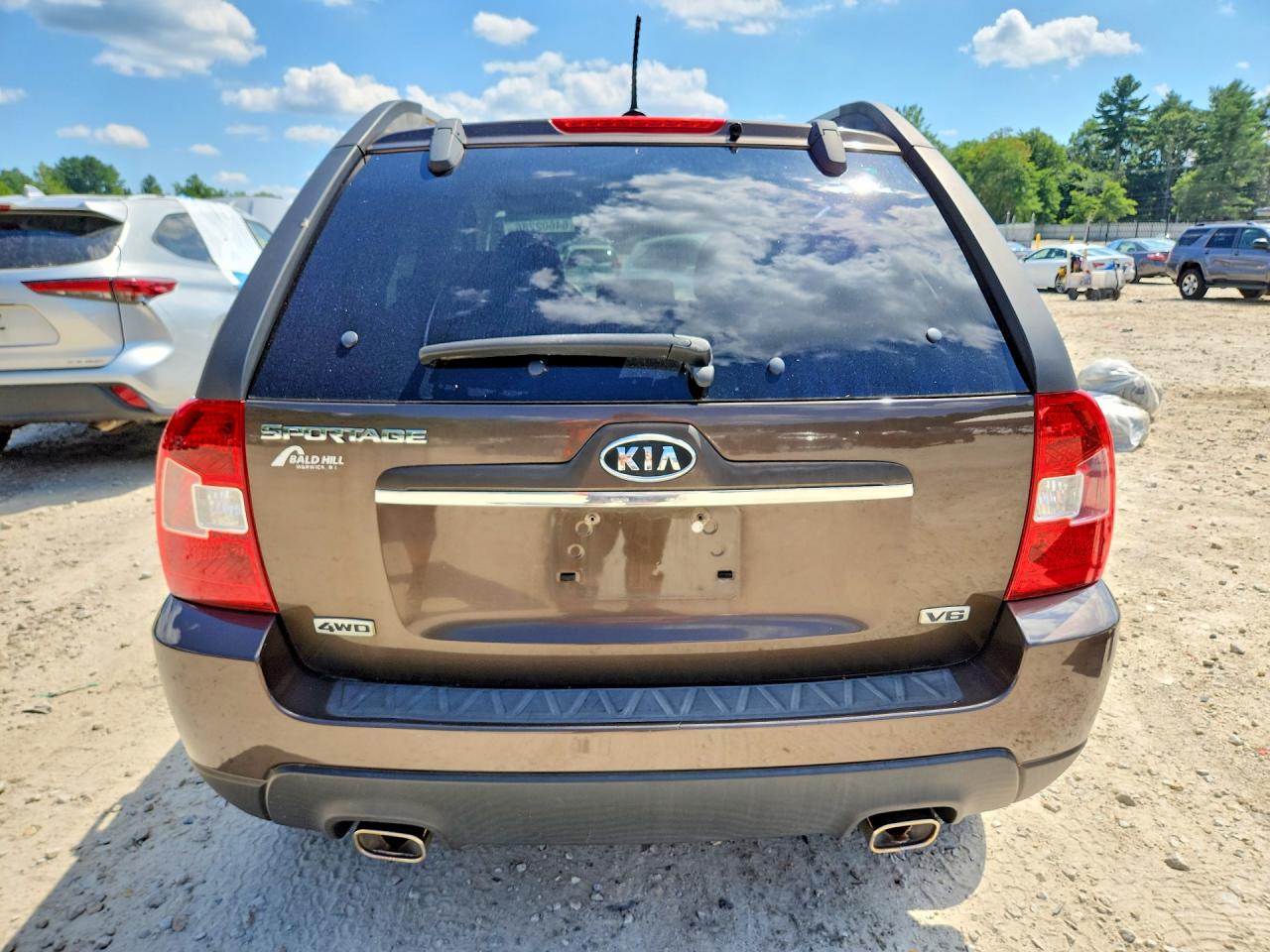 2010 Kia Sportage Lx Brown vin: KNDKGCA38A7669074