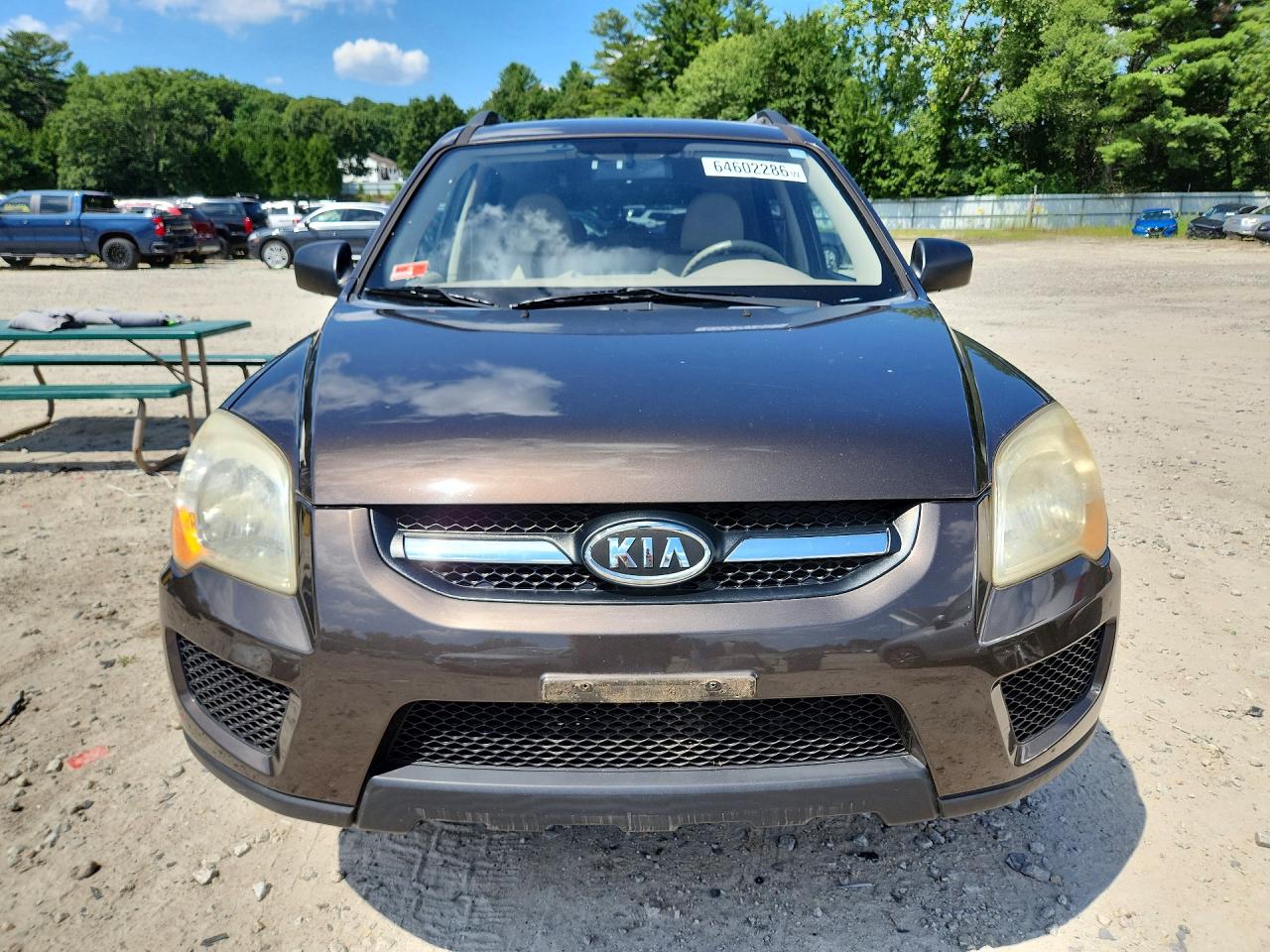 2010 Kia Sportage Lx Brown vin: KNDKGCA38A7669074