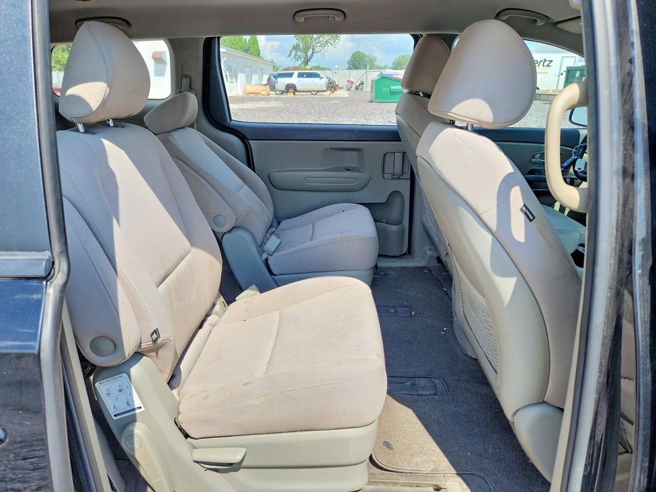 2015 Kia Sedona L Black vin: KNDMA5C15F6050835