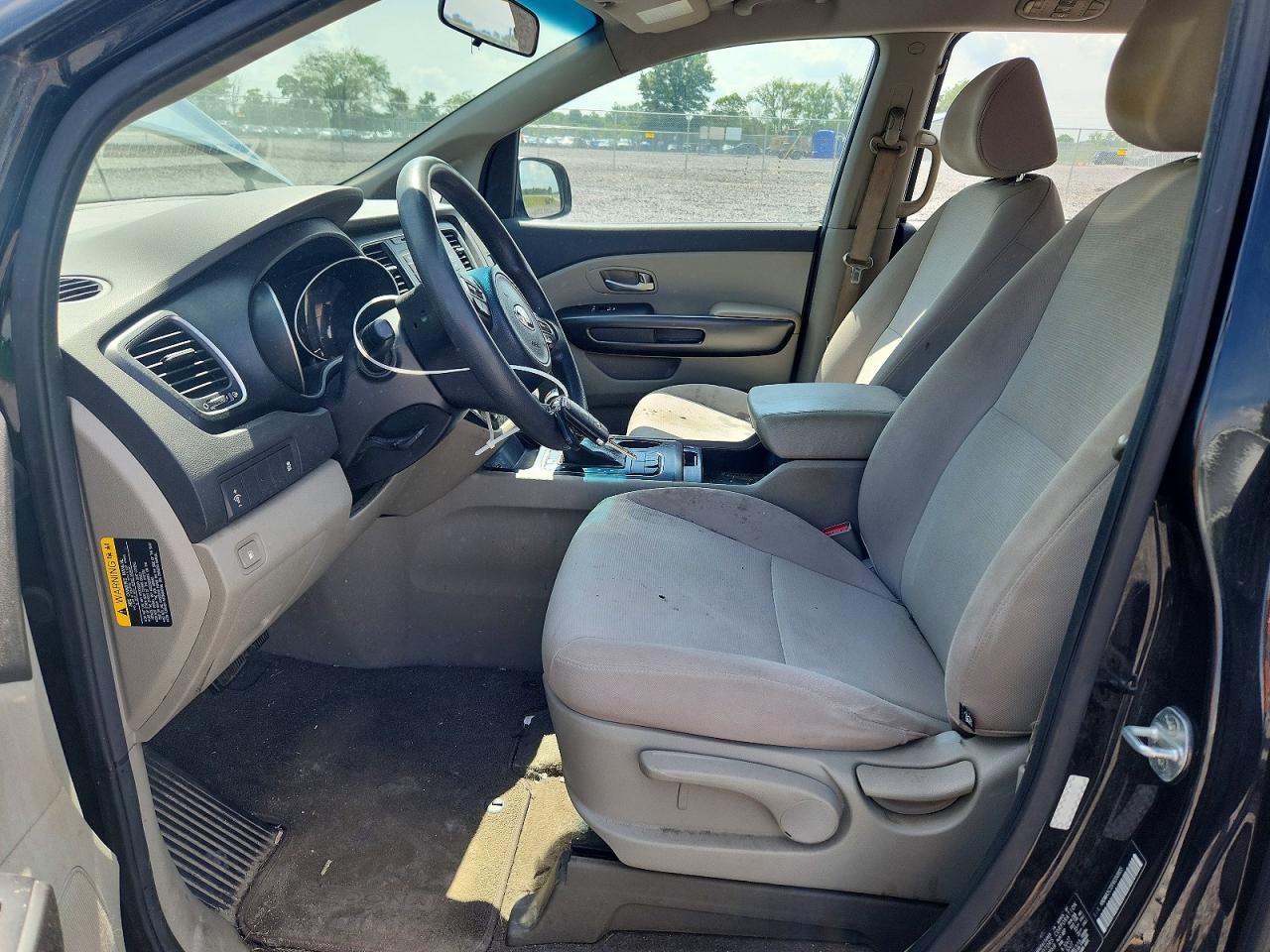 2015 Kia Sedona L Black vin: KNDMA5C15F6050835