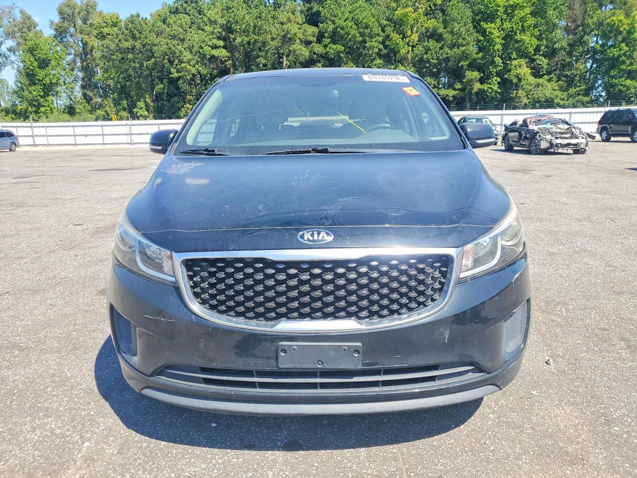 2015 Kia Sedona L Black vin: KNDMA5C17F6022115
