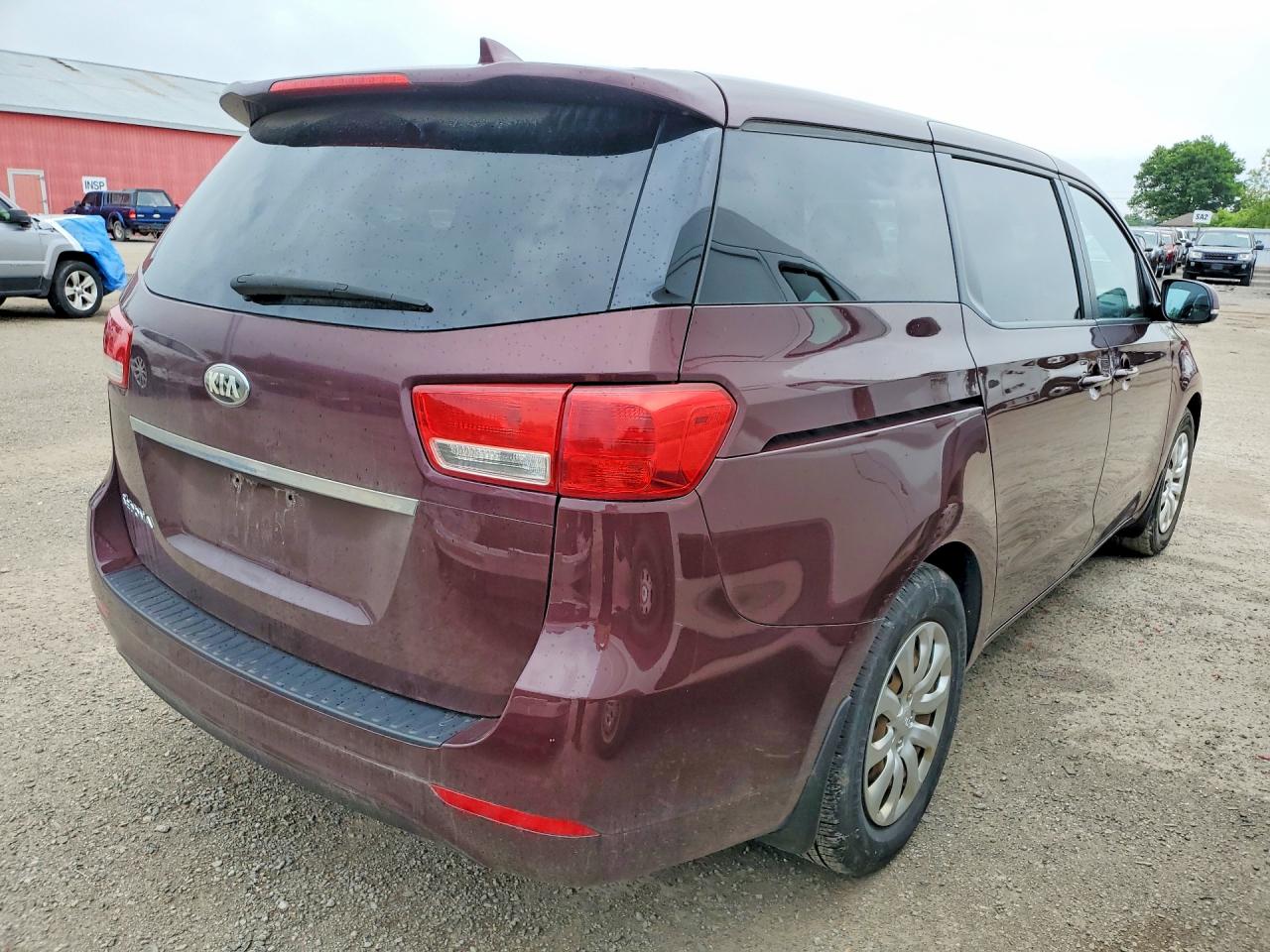 2016 Kia Sedona L Red vin: KNDMA5C17G6221666