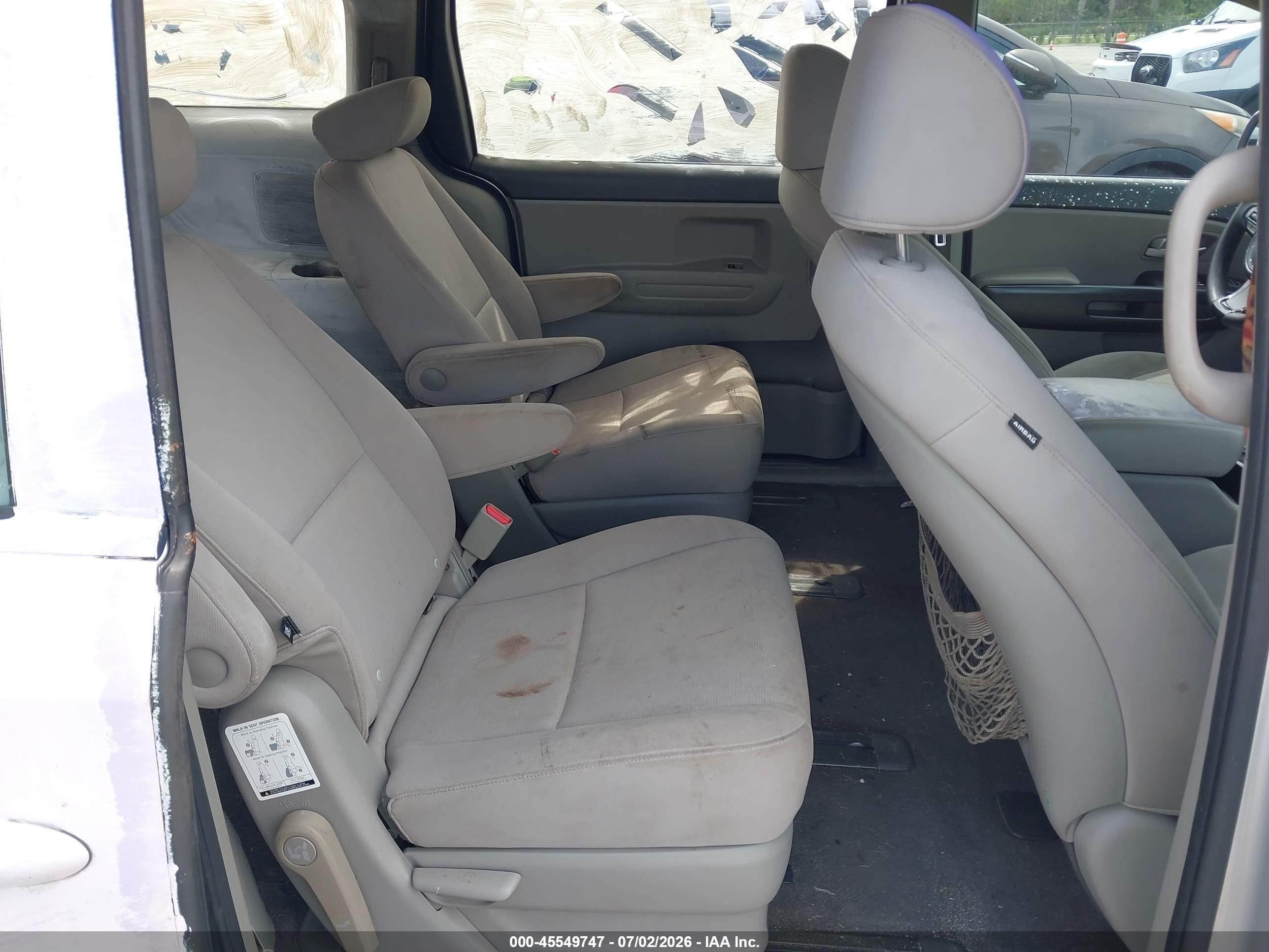 2015 Kia Sedona L Purple vin: KNDMA5C1XF6014669