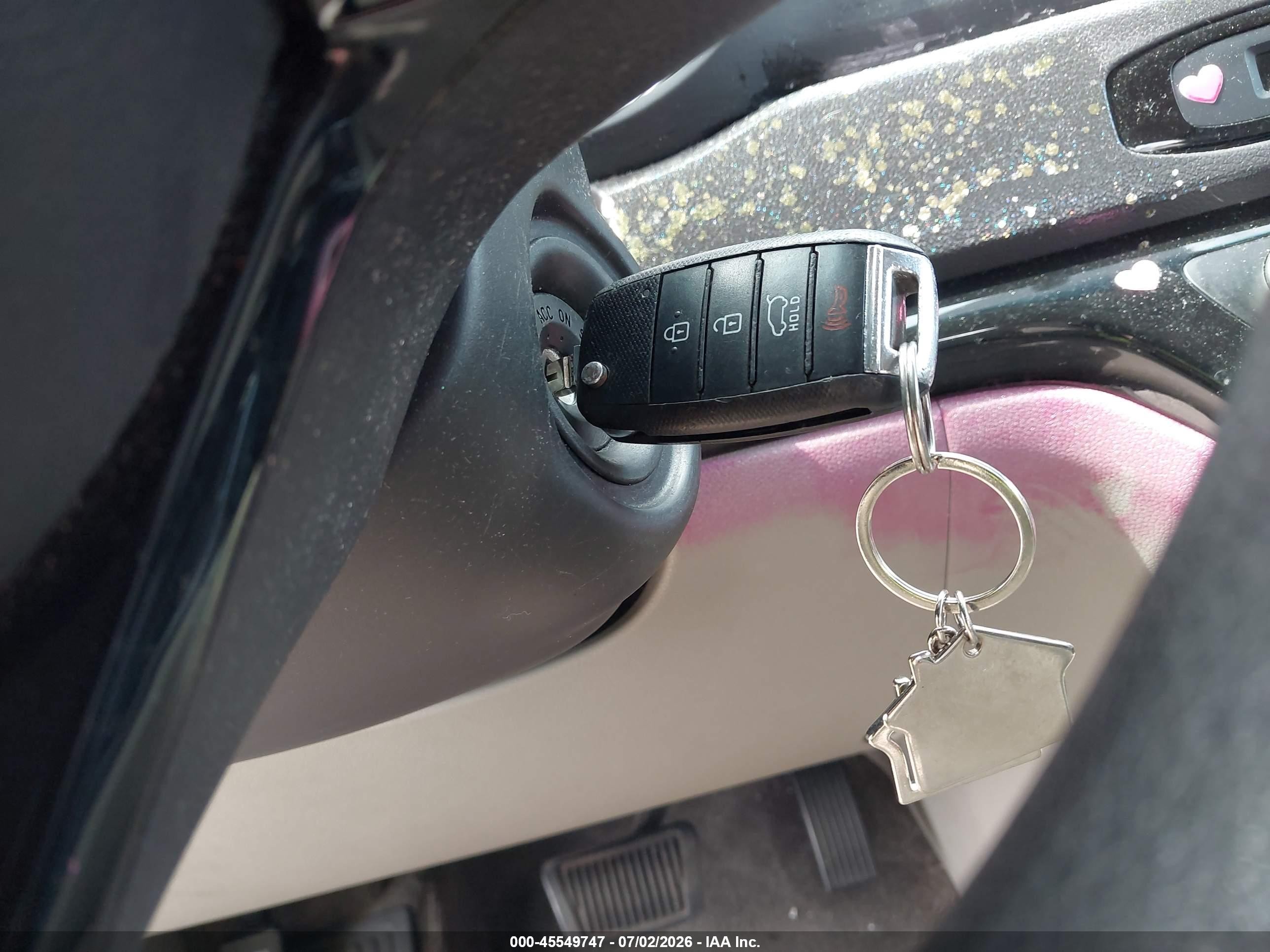 2015 Kia Sedona L Purple vin: KNDMA5C1XF6014669