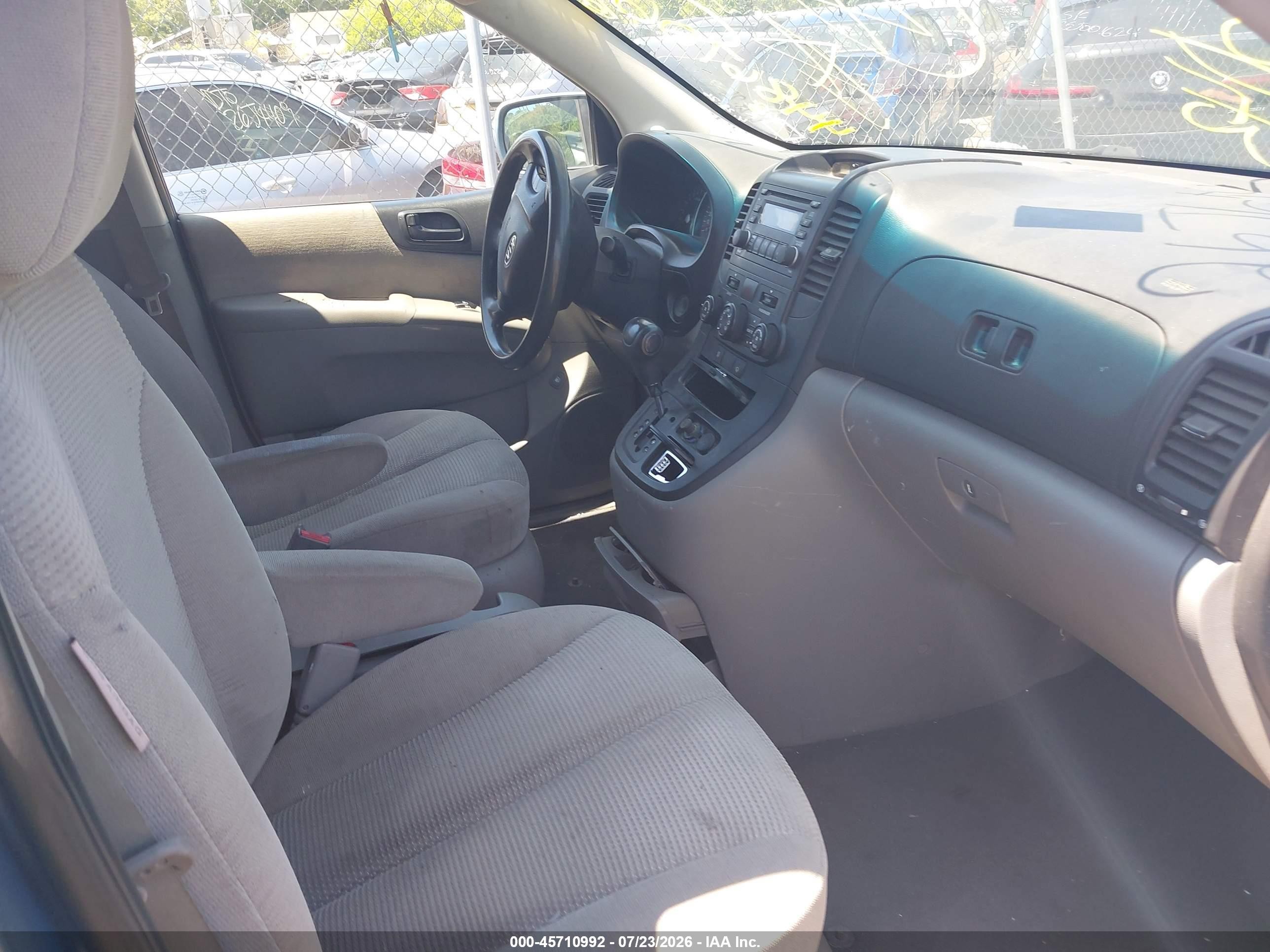 2008 Kia Sedona   Blue vin: KNDMB133186226466