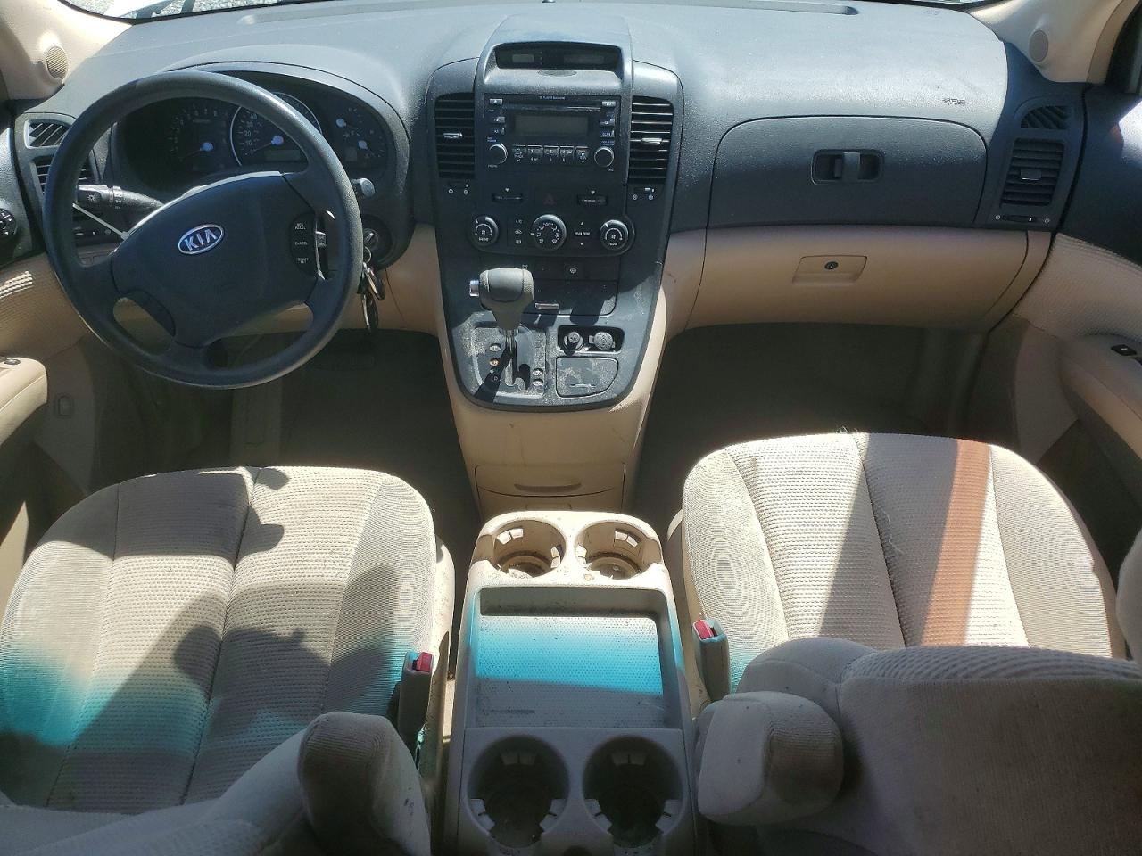 2007 Kia Sedona Base Белый vin: KNDMB133276125502
